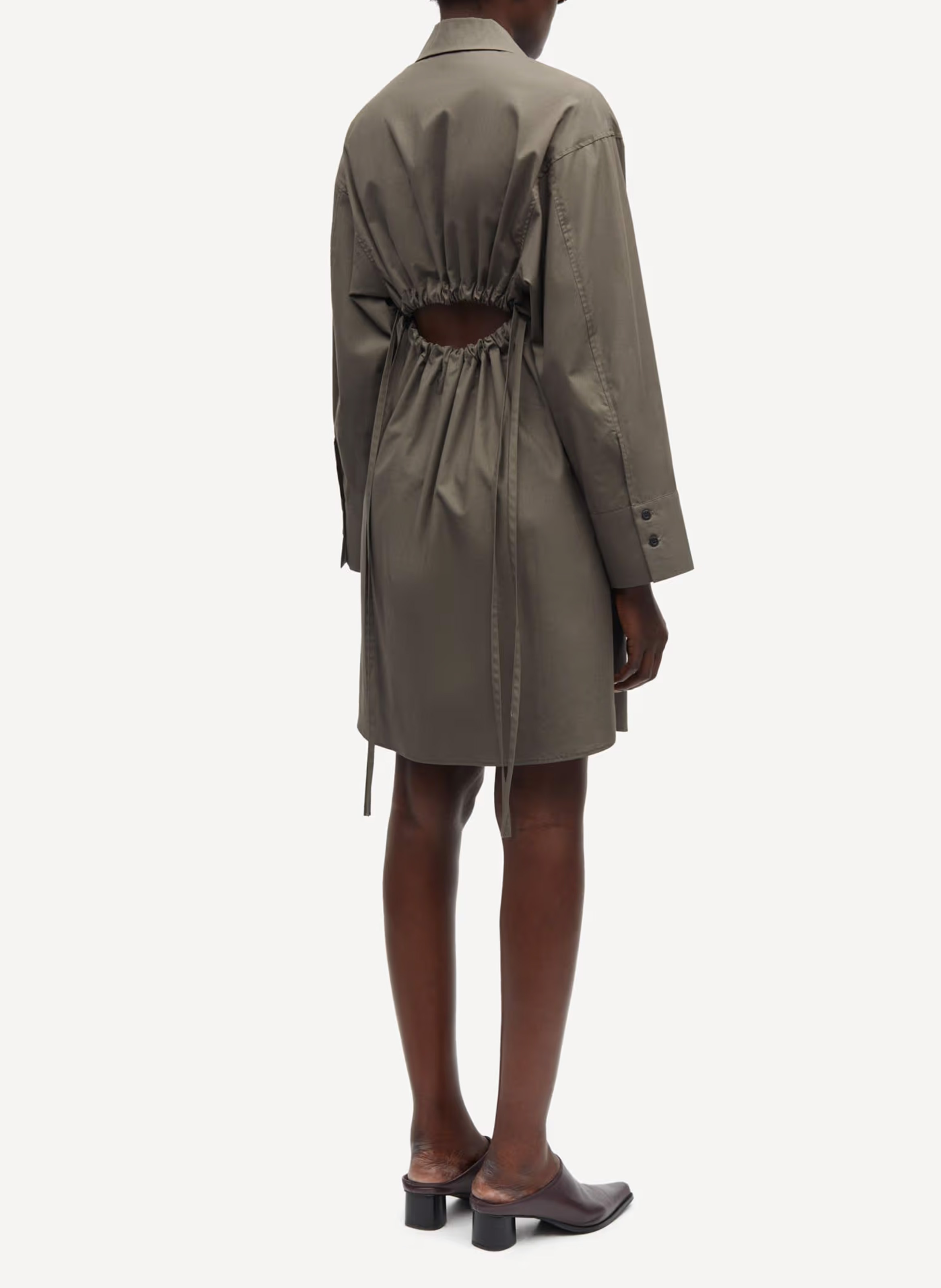 Robe chemise droite SAMSOE SAMSOE Beige