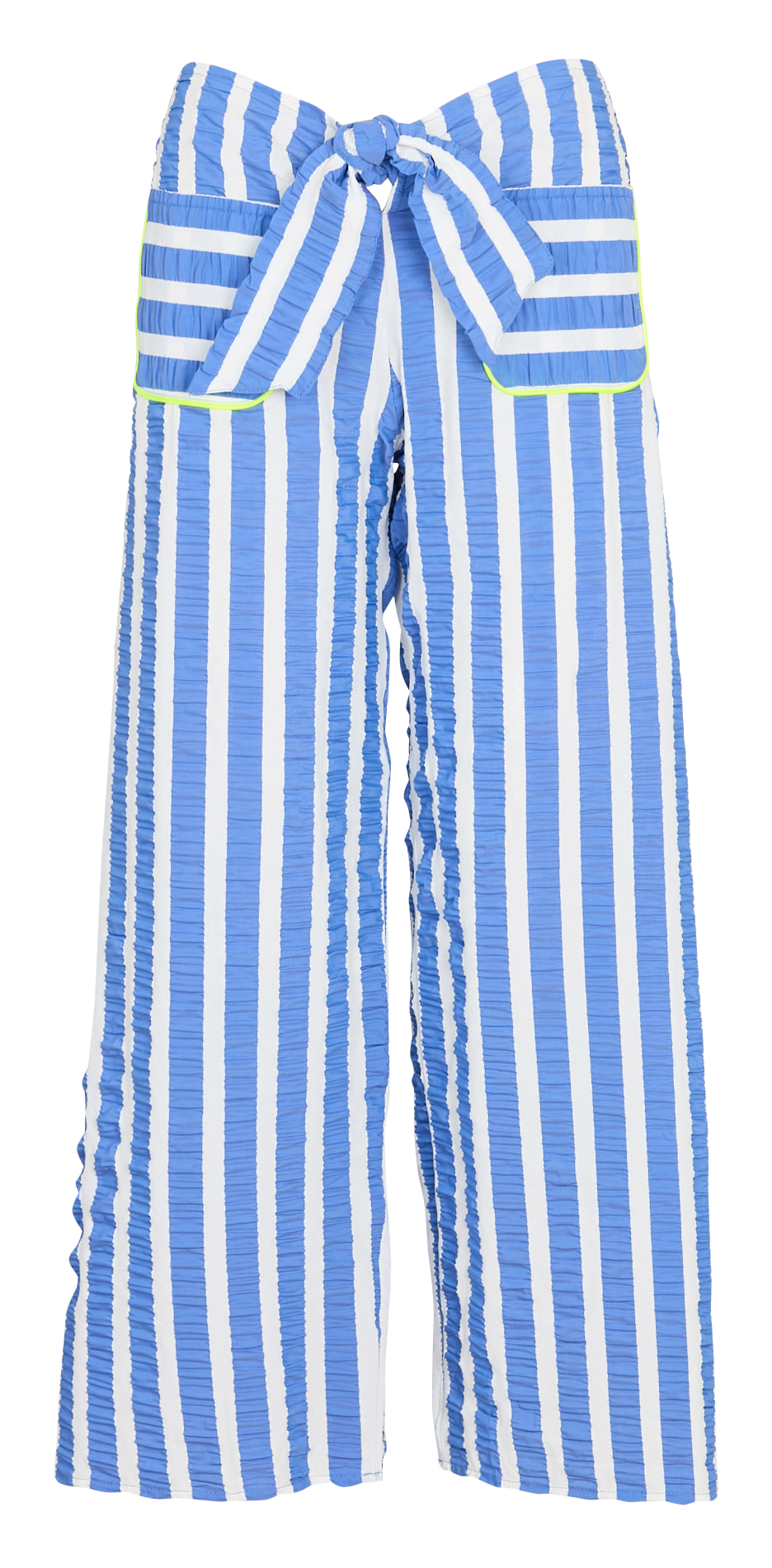 Hose - Gerader Schnitt mit Streifen  DR BLOOM Blau