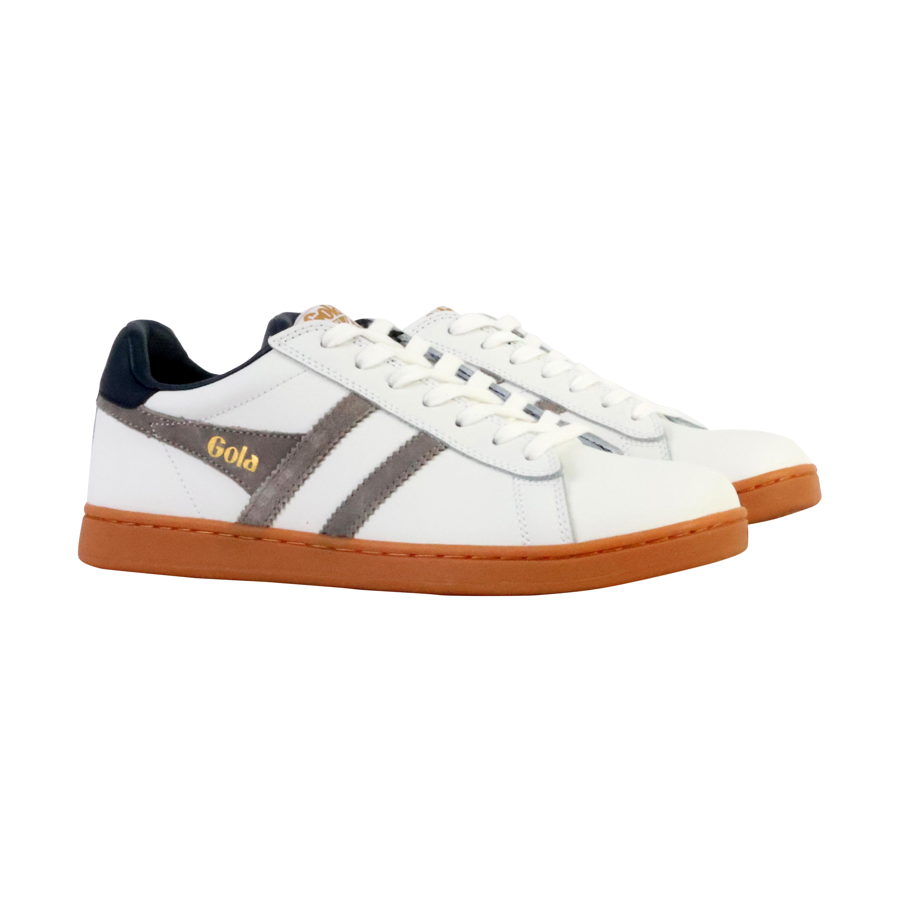 Leather sneakers equipe ii suede GOLA White