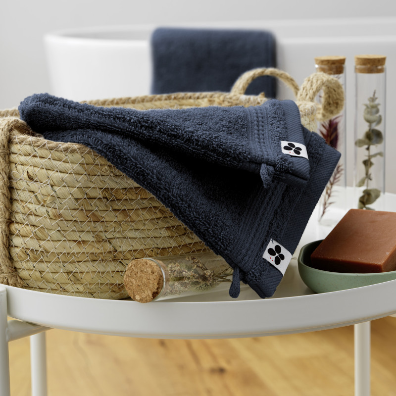 Set of 2 washcloths L'EFFET PAPILLON Multicolored