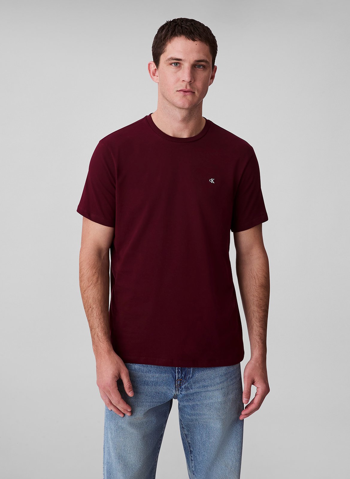 Tee-shirt droit en coton CALVIN KLEIN