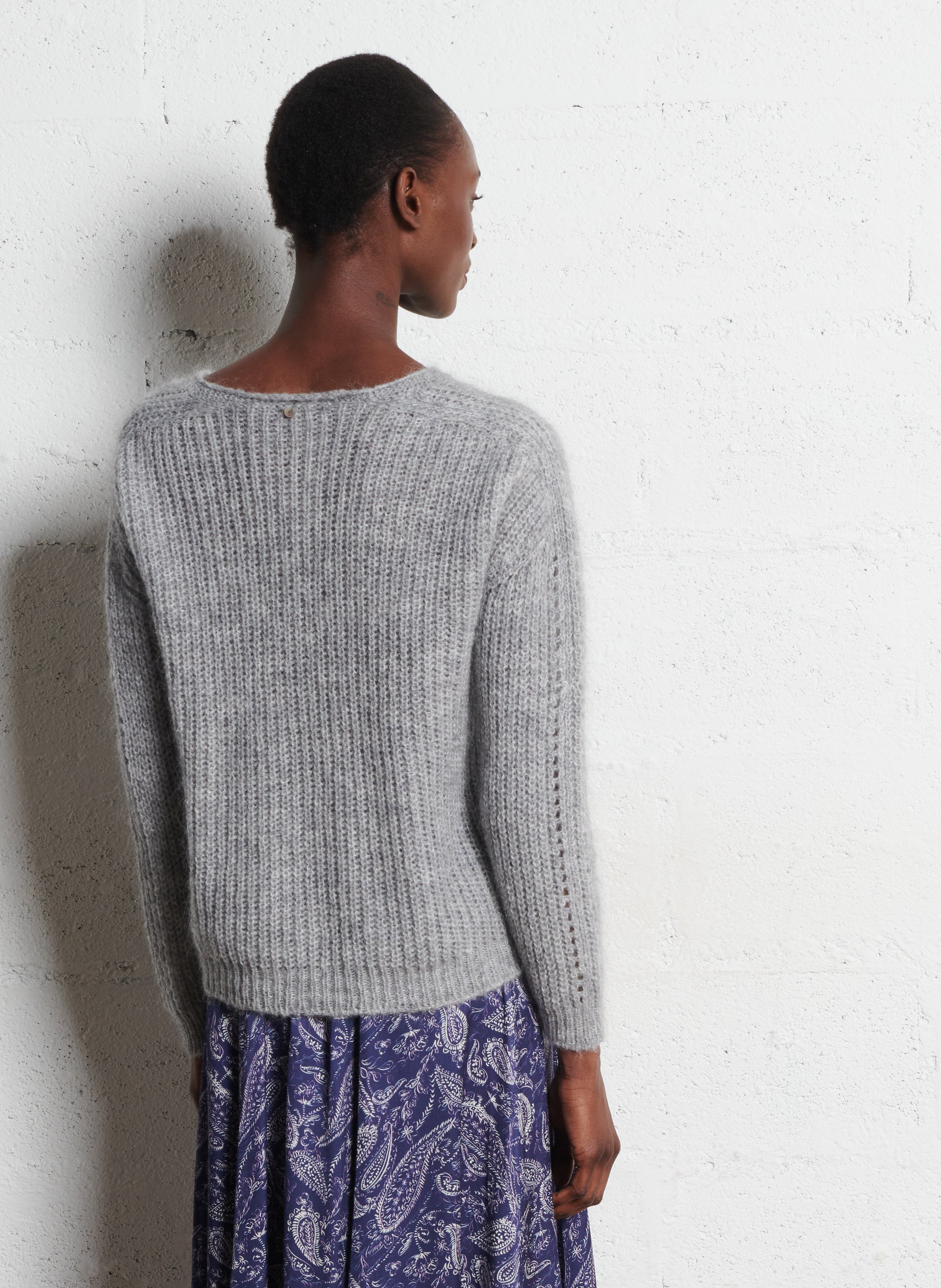 Trui met coltrui ONE STEP Grijs