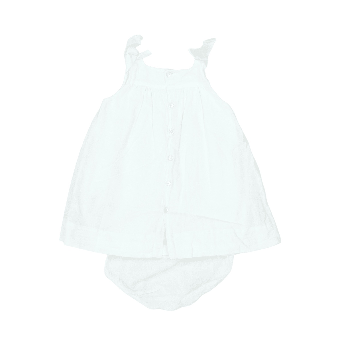 White baby dress - 6 months JACADI - Seconde Main White