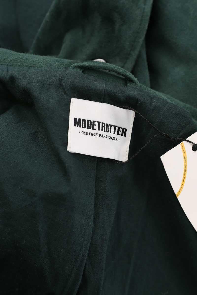 Suede jacket MODETROTTER - Seconde Main Green