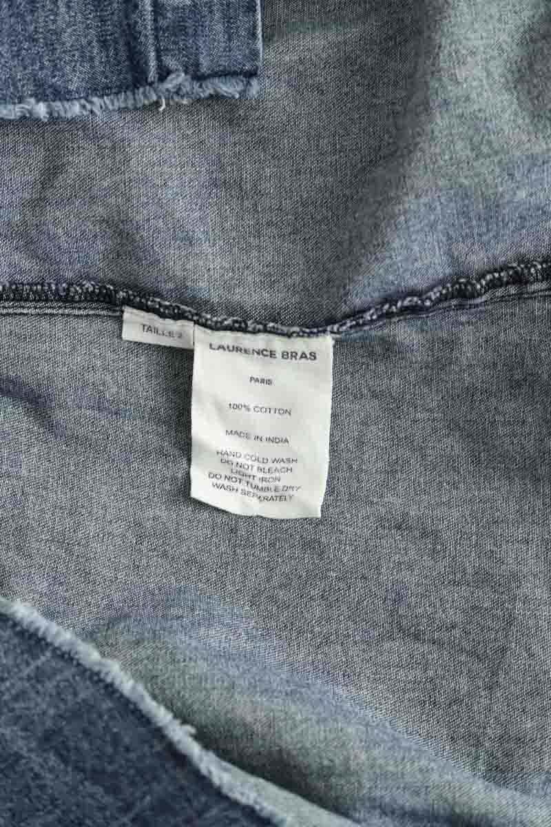 Cotton shirt LAURENCE BRAS - Seconde Main Blue