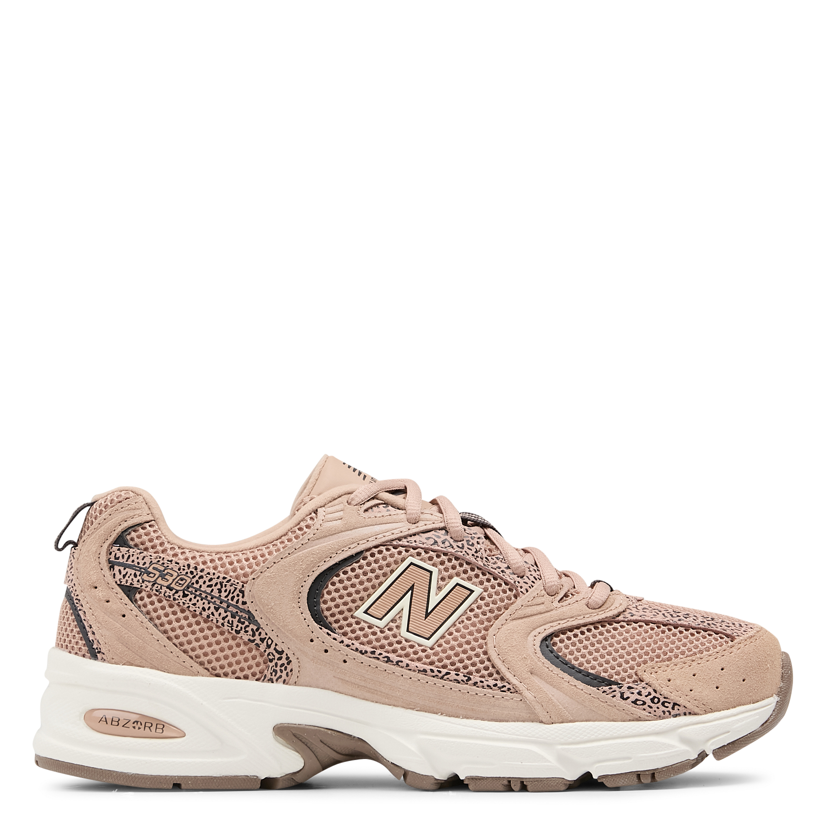 Low-top sneakers with two-tone print NEW BALANCE Beige