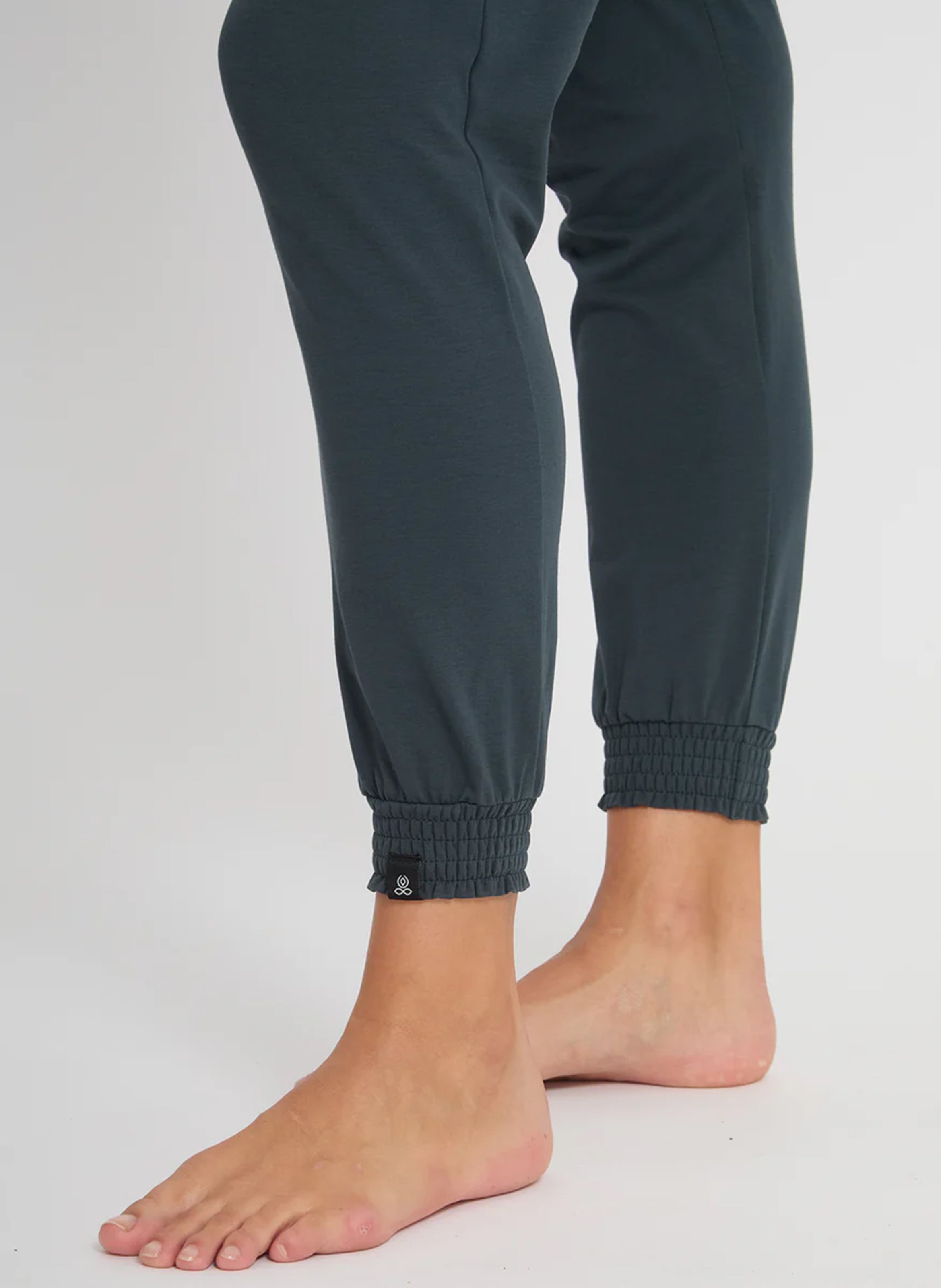 Pantalon slim élastiqué uni YOGA SEARCHER Vert
