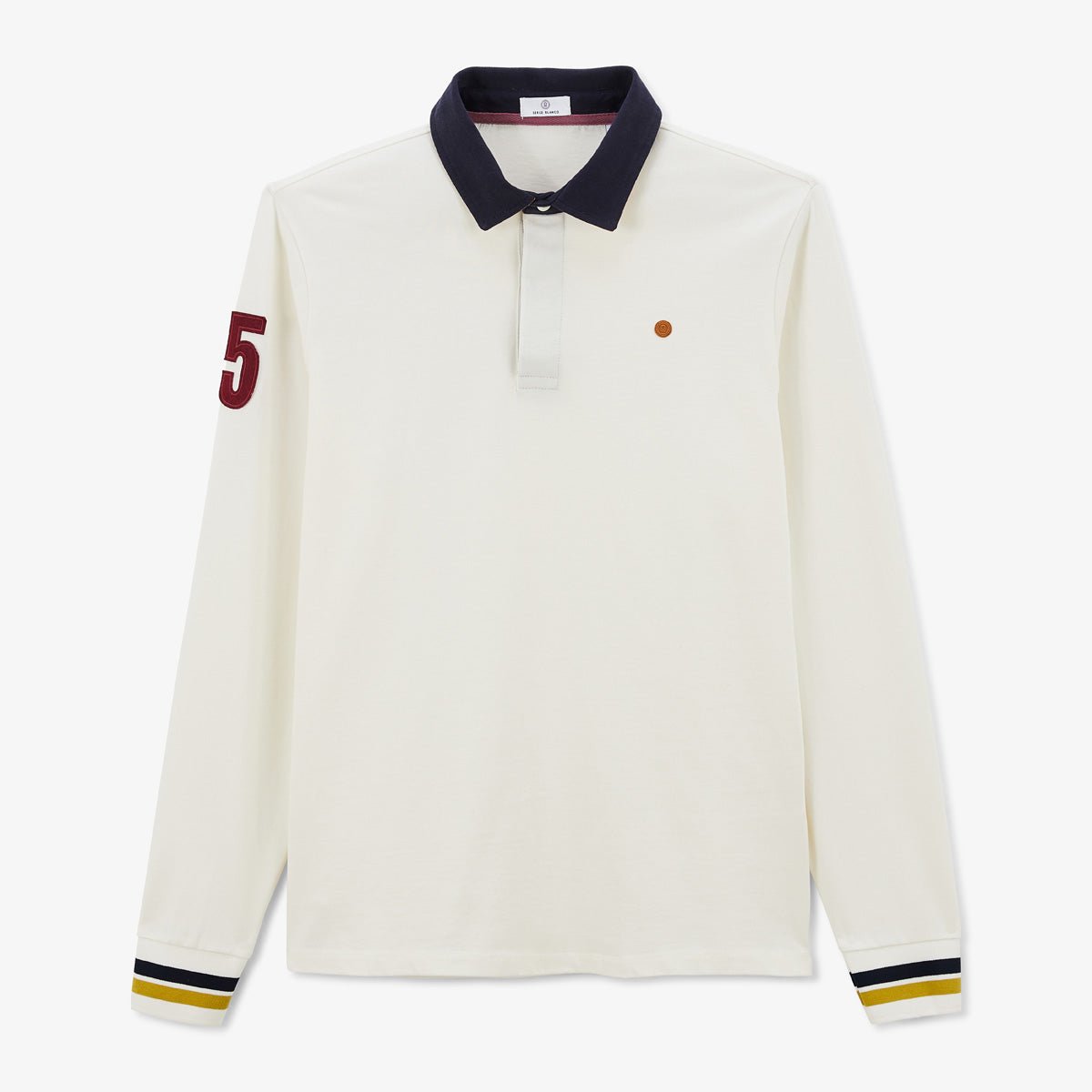 Long-sleeved rugby polo SERGE BLANCO White