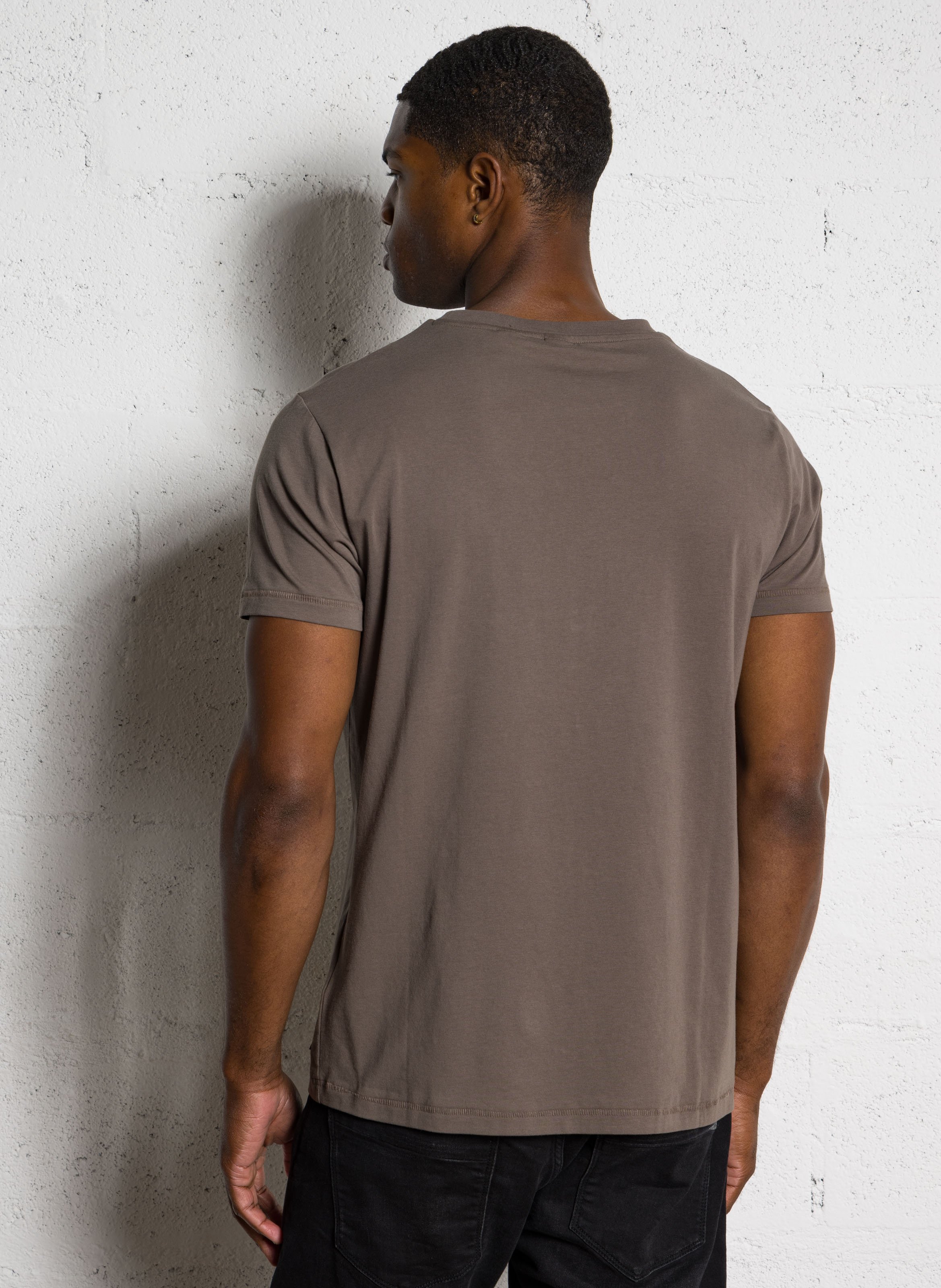 Abito corto collo classico con bottoni in cotone LE TEMPS DES CERISES Grigio