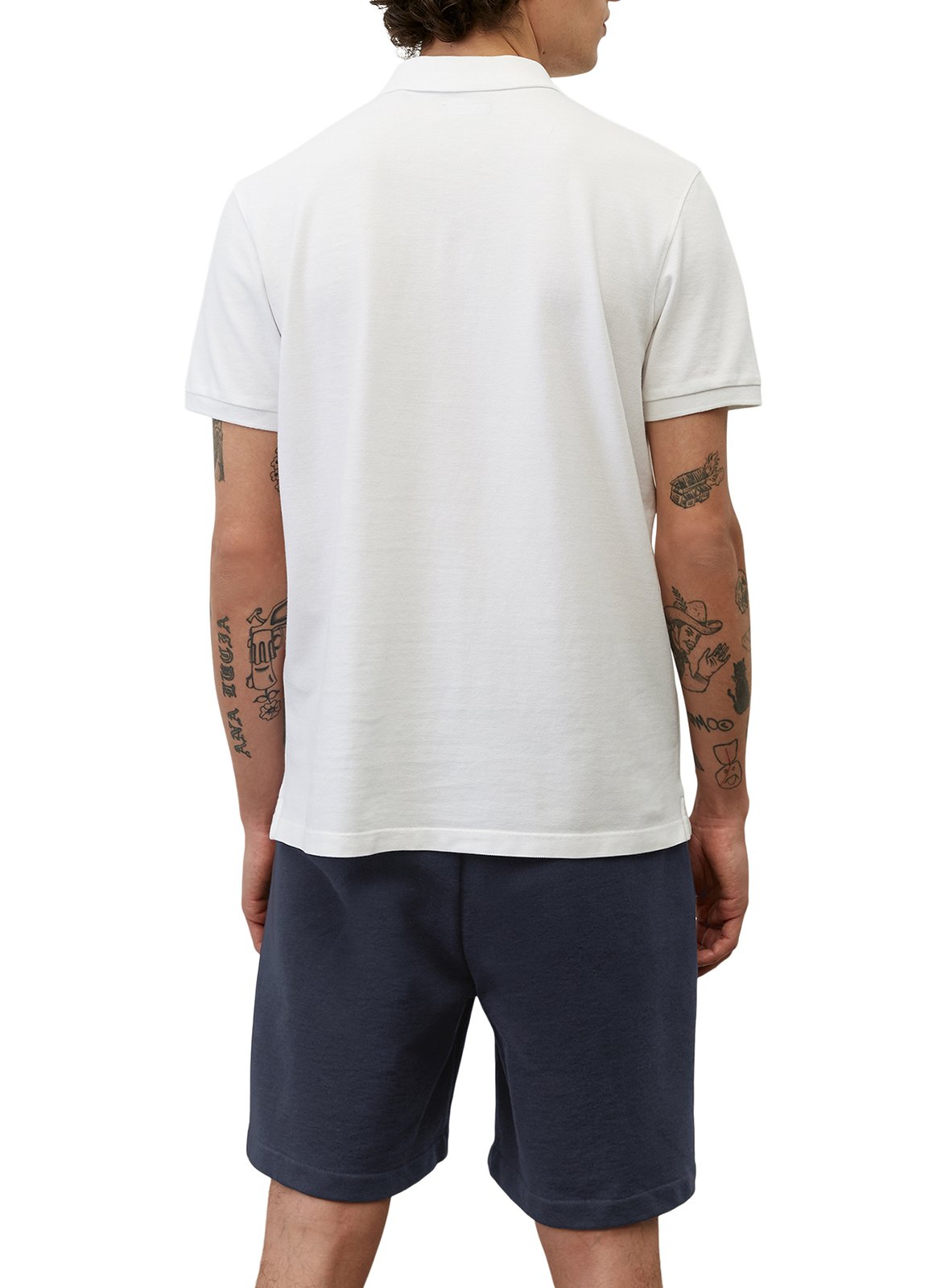 Polo regular-fit en coton bio MARC O'POLO Blanc