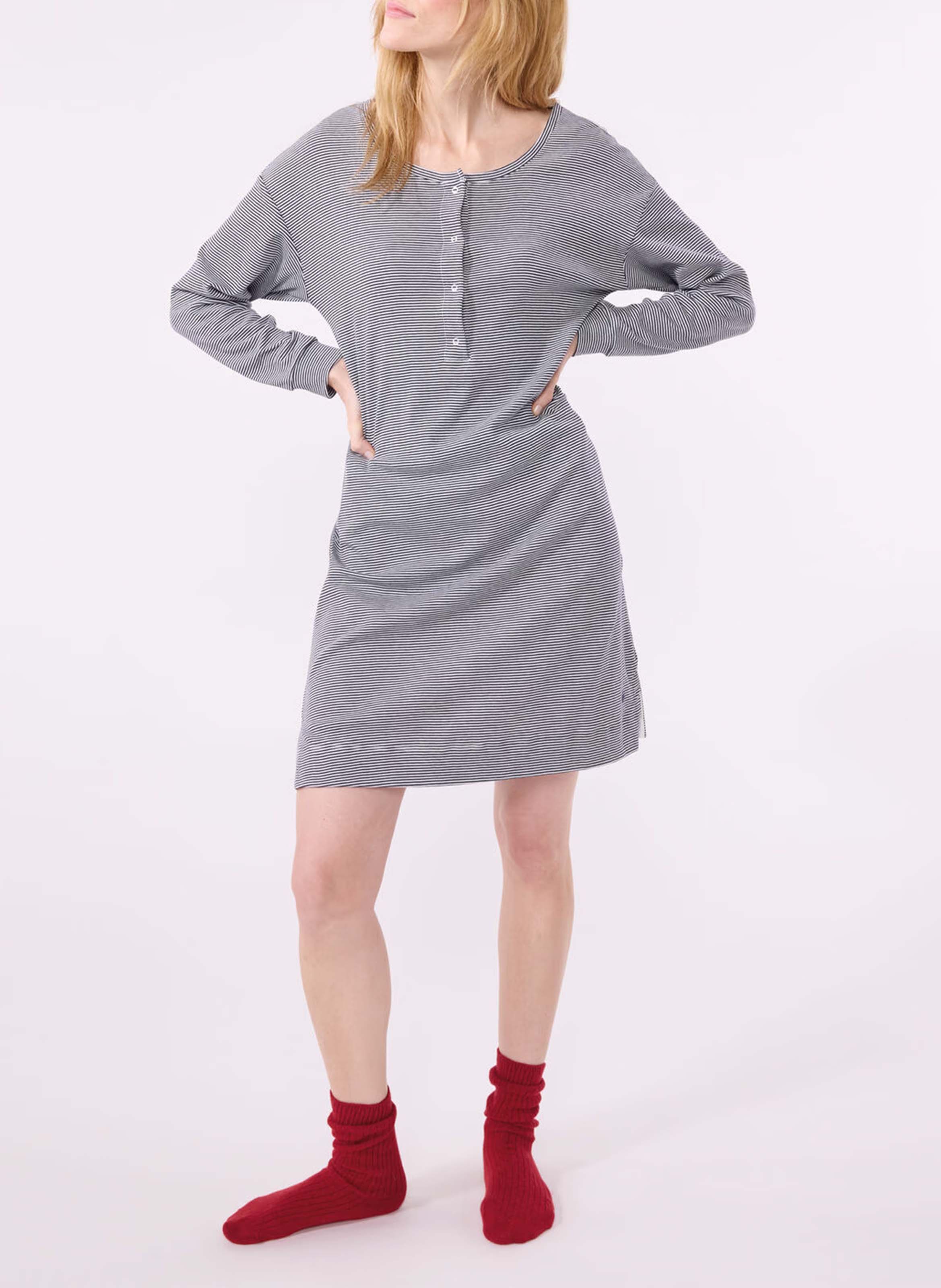 Baumwoll-Nachthemd PETIT BATEAU Mehrfarbig