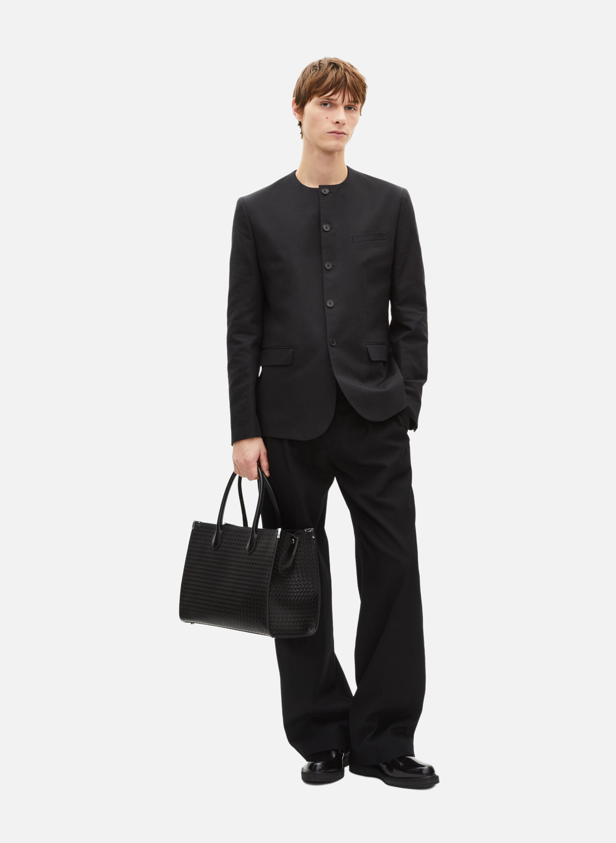 Jacket without collar THE KOOPLES Black