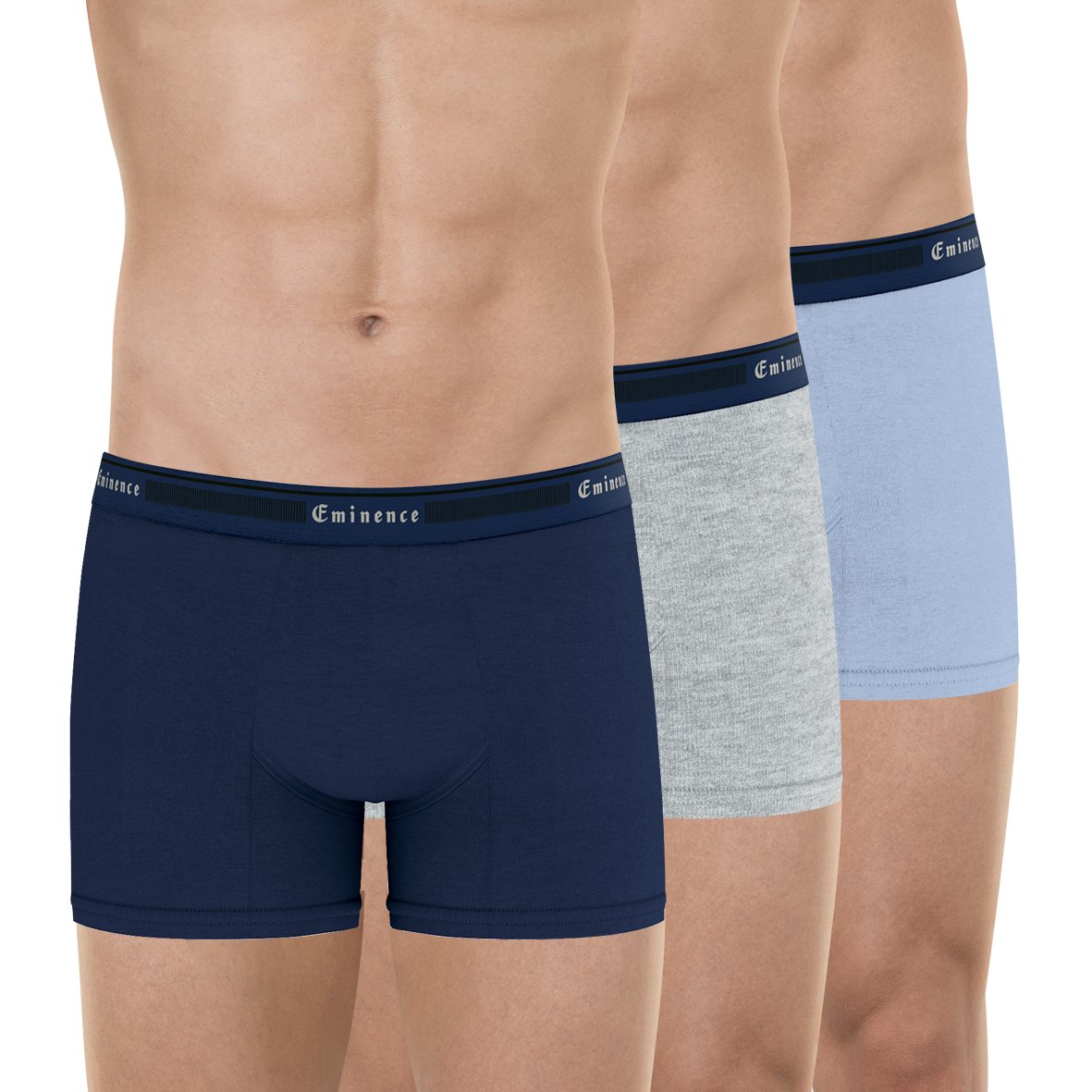 Boxer shorts, pack of 3, business EMINENCE Blue