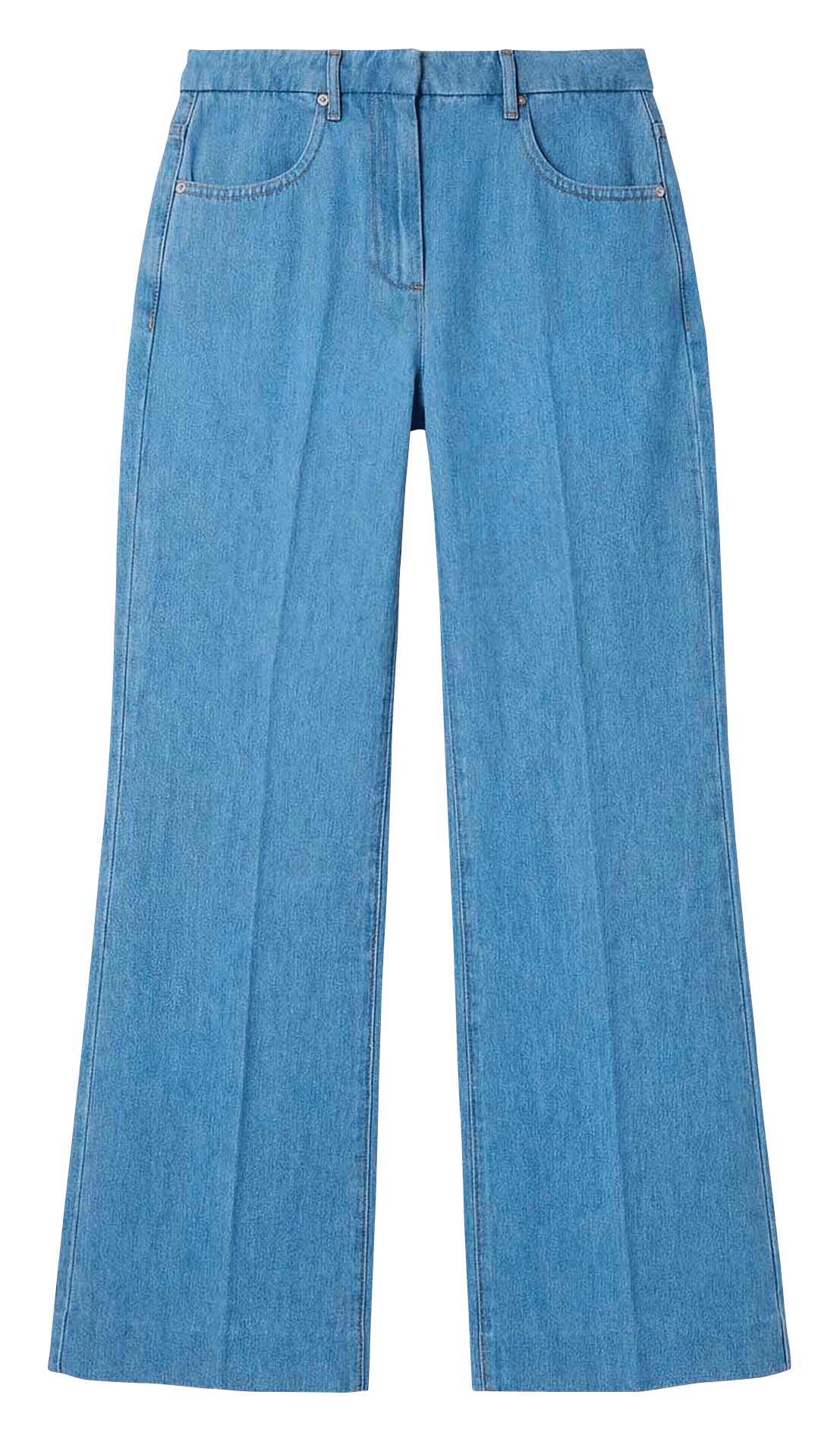 Csally - Gerade geschnittene Baumwollhose TARA JARMON Blau