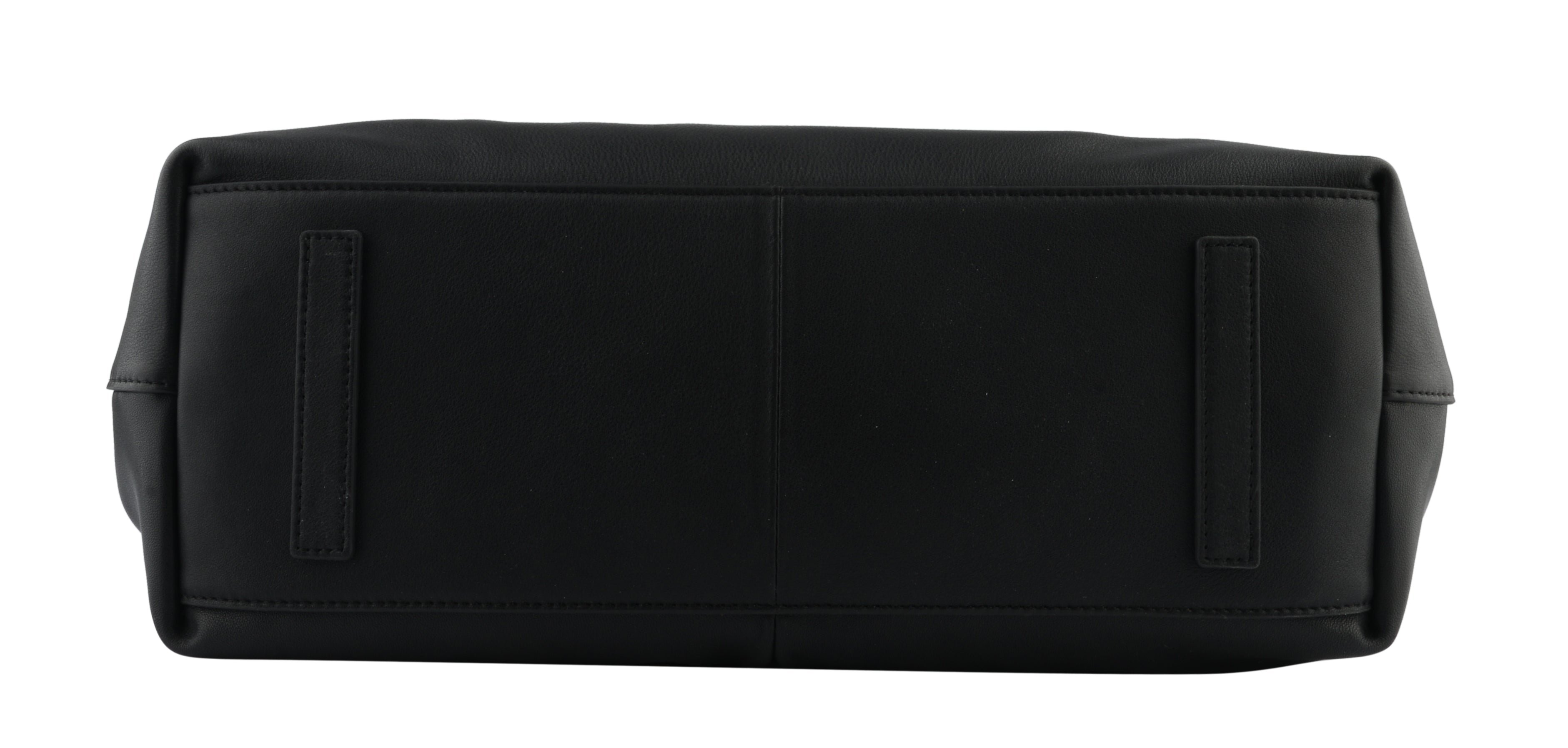 Calfskin leather shoulder bag | Black POURCHET Women