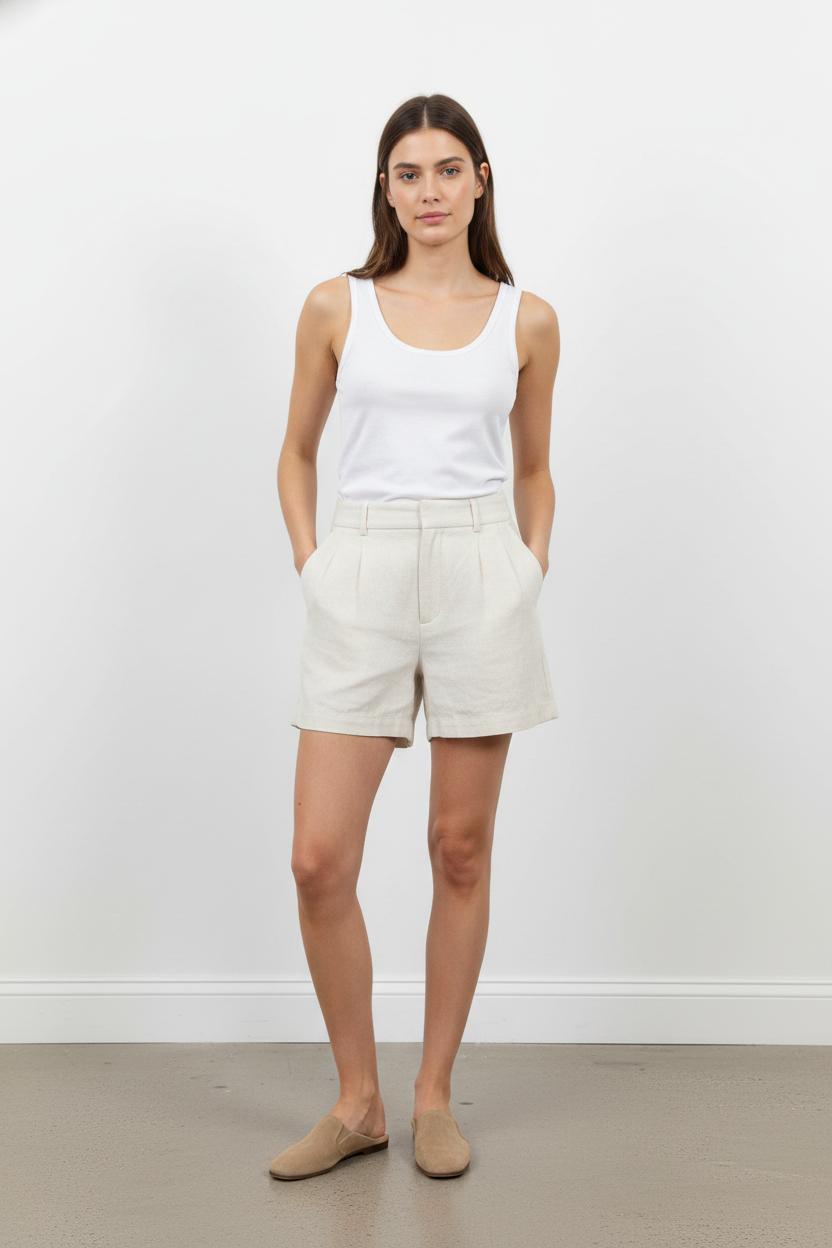 Short Laura Laval - Seconde Main Beige