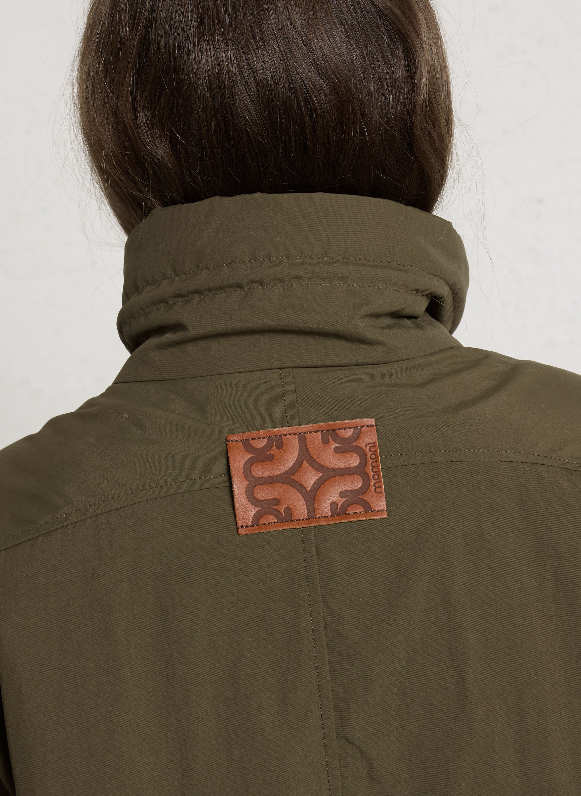 Doudoune oversize col montant MOMONI Vert
