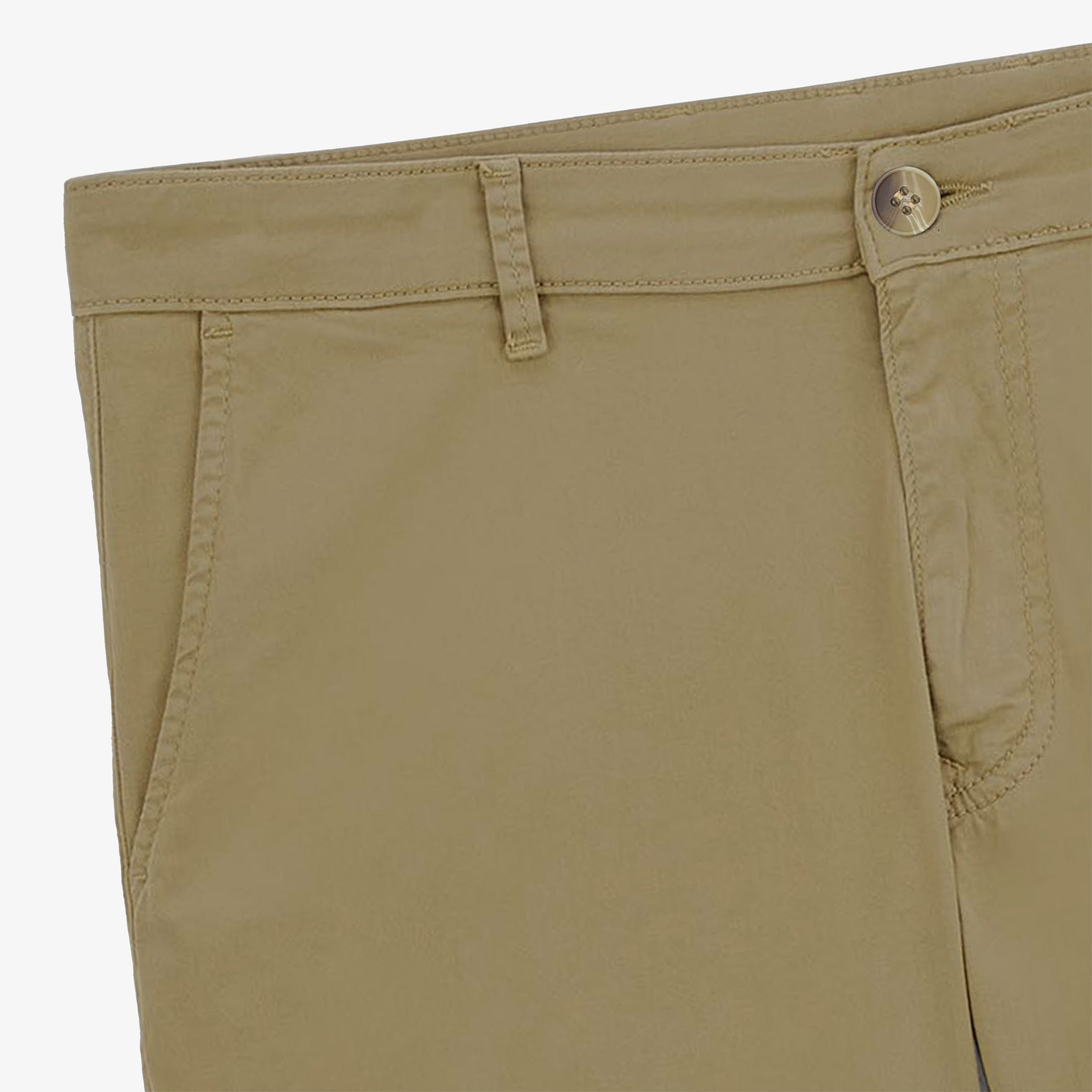 Comfort fit cotton Bermuda shorts SERGE BLANCO Beige