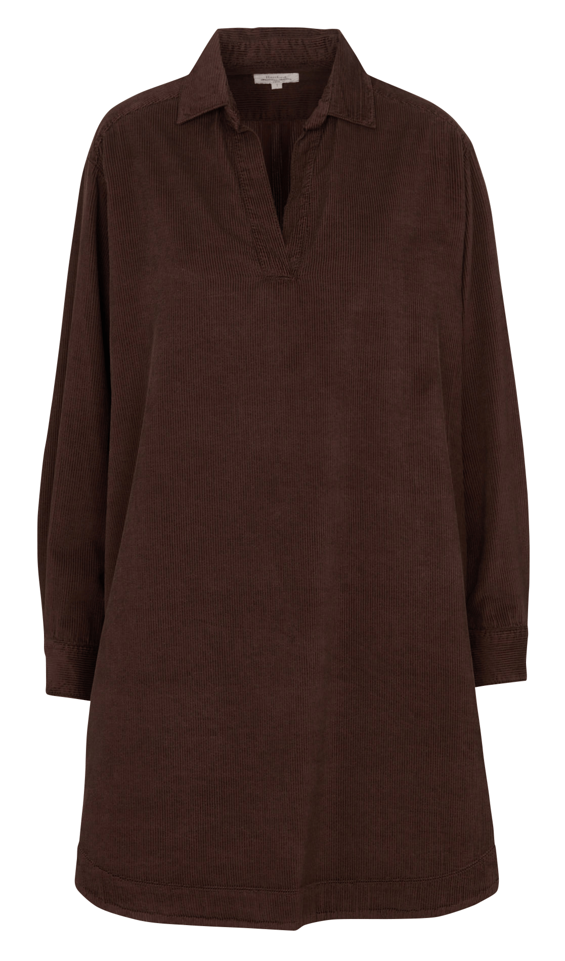 Robe velours côtelé en coton mélangé HARTFORD Marron