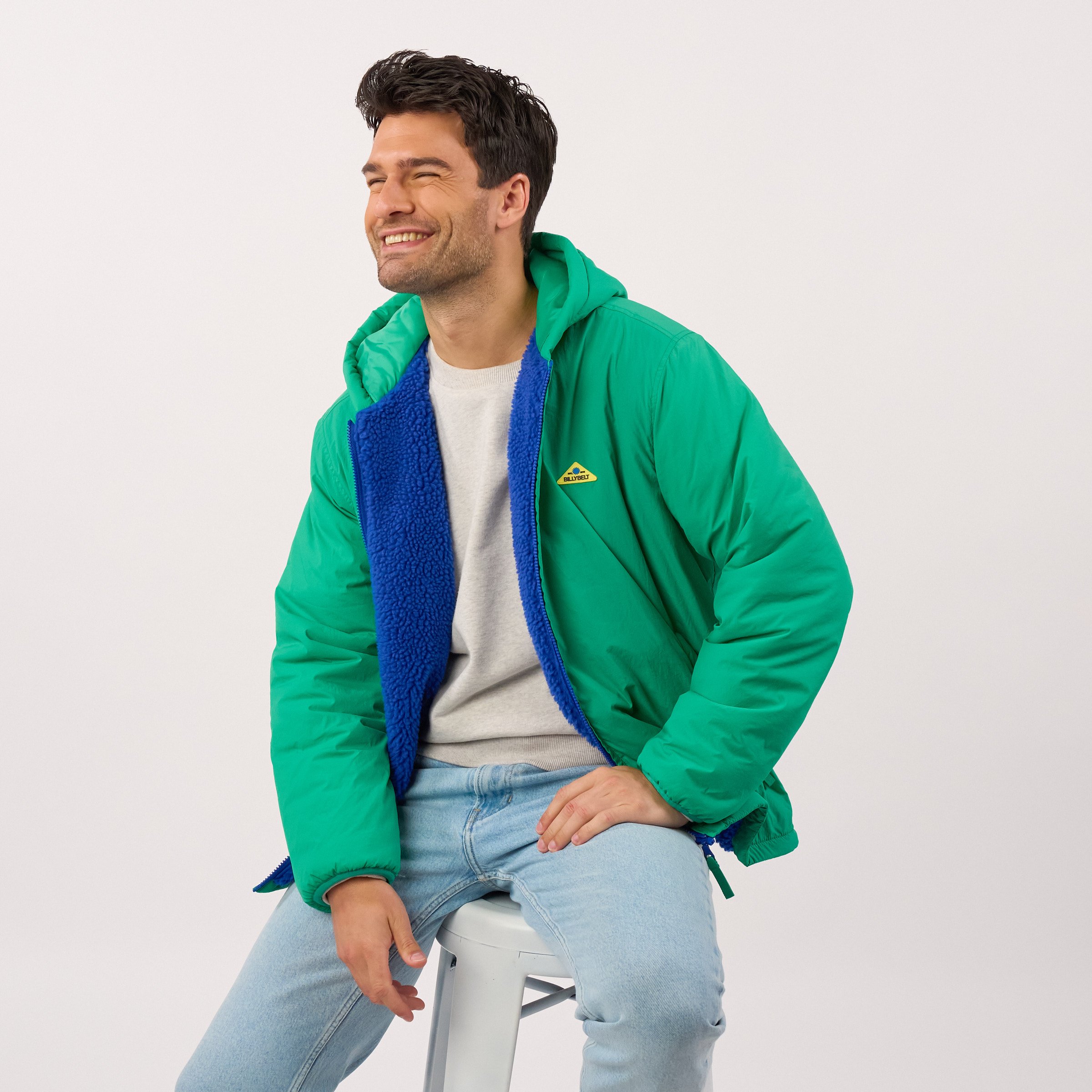 Unisex hooded parka BILLYBELT Green