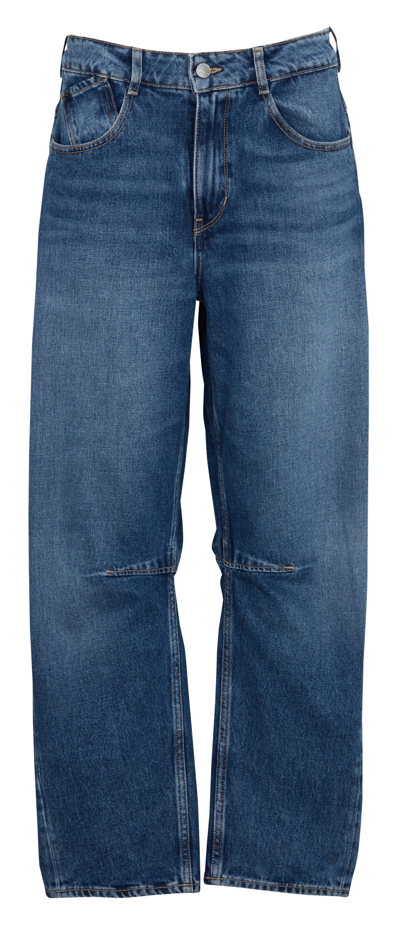 Jeans large en coton LE TEMPS DES CERISES Bleu