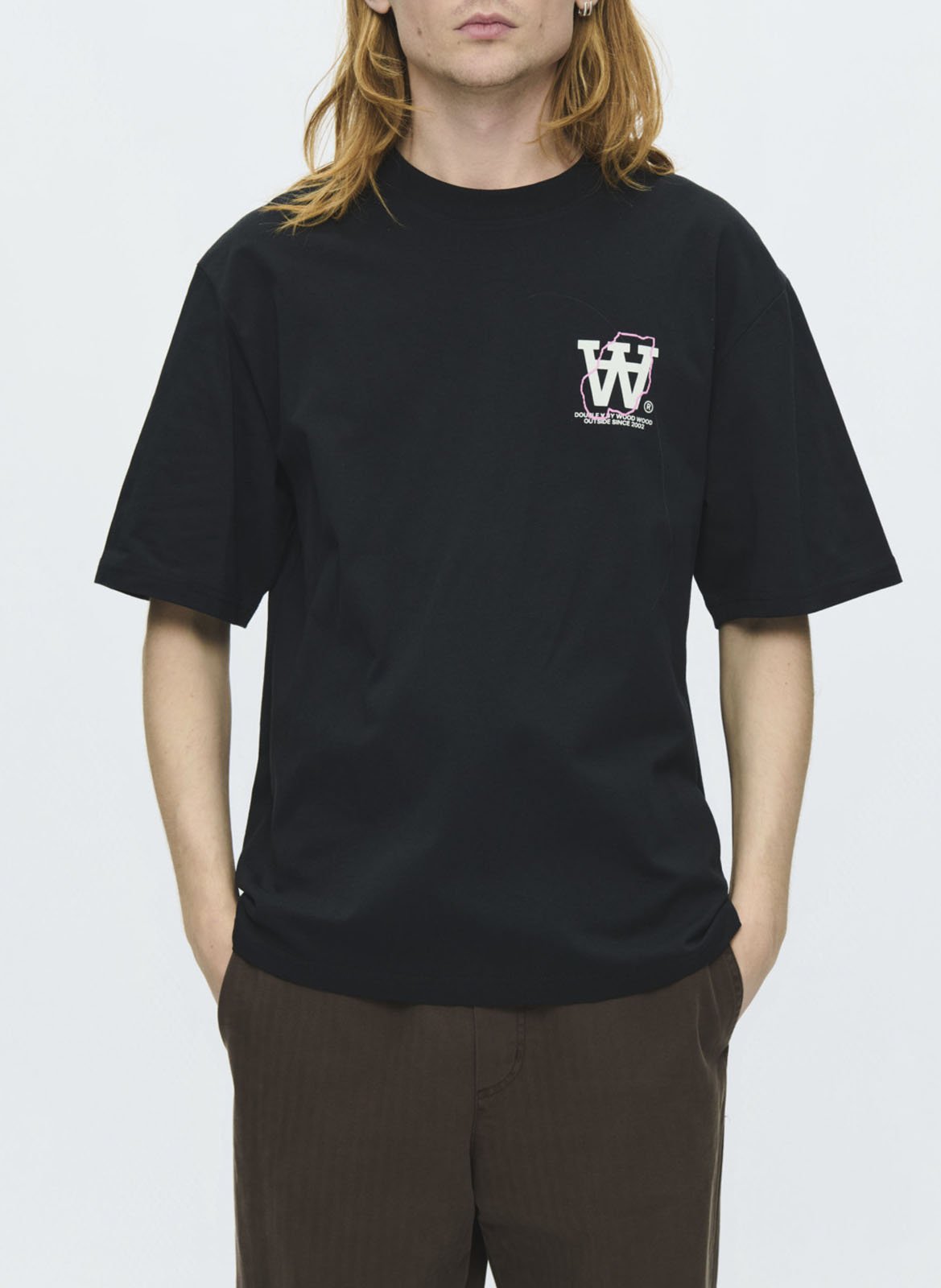 Round-neck cotton T-shirt WOOD WOOD