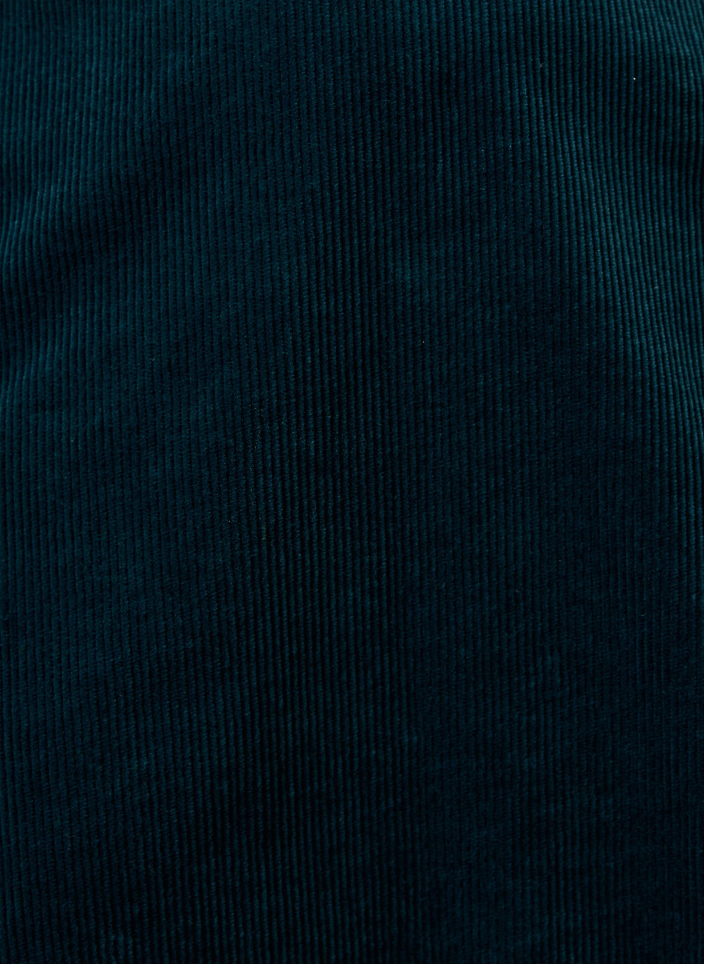 Korte gerende jurk met tunesische hals LA FEE MARABOUTEE Blauw