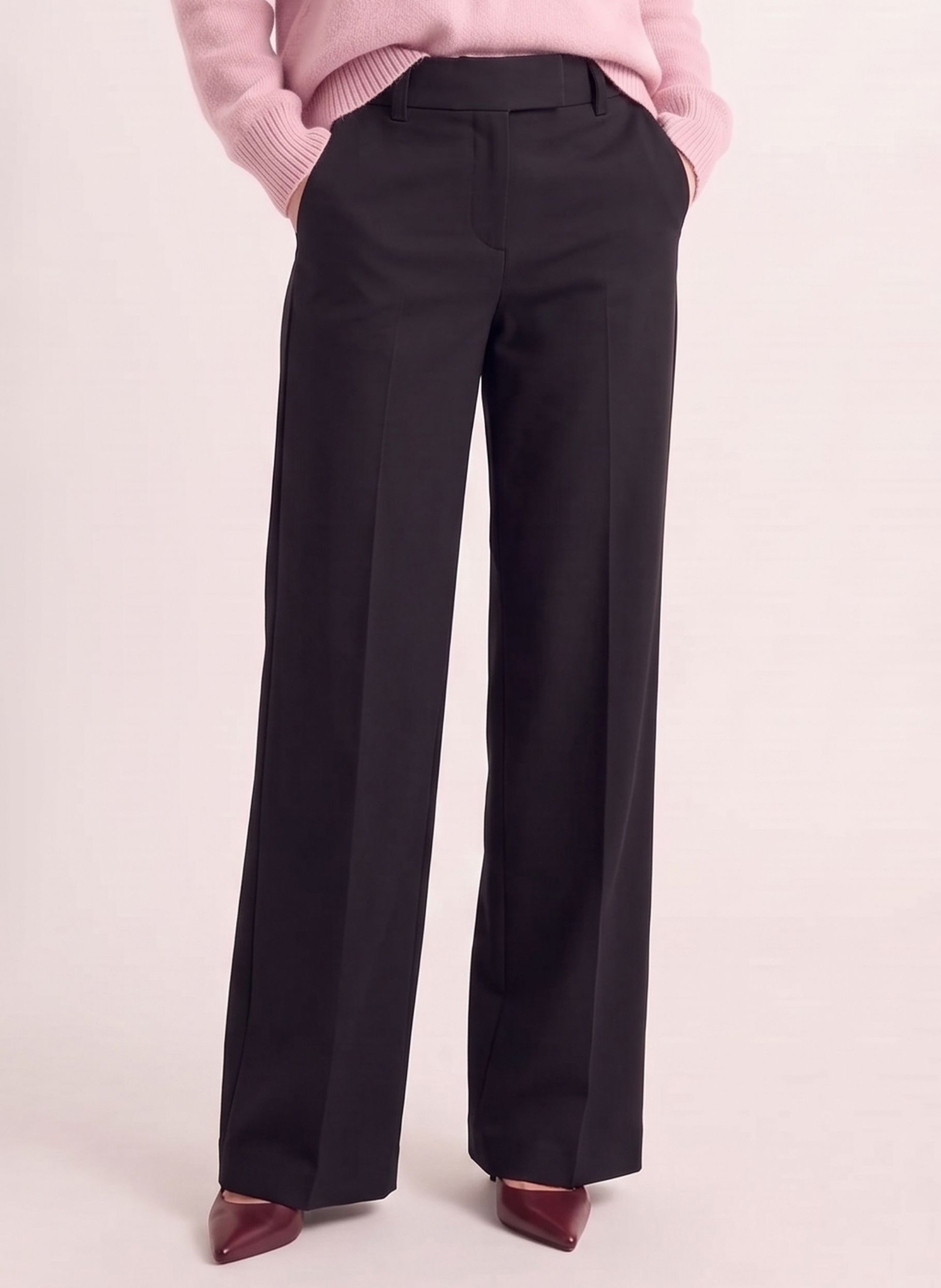 Pantalon droit large KOOKAI Noir