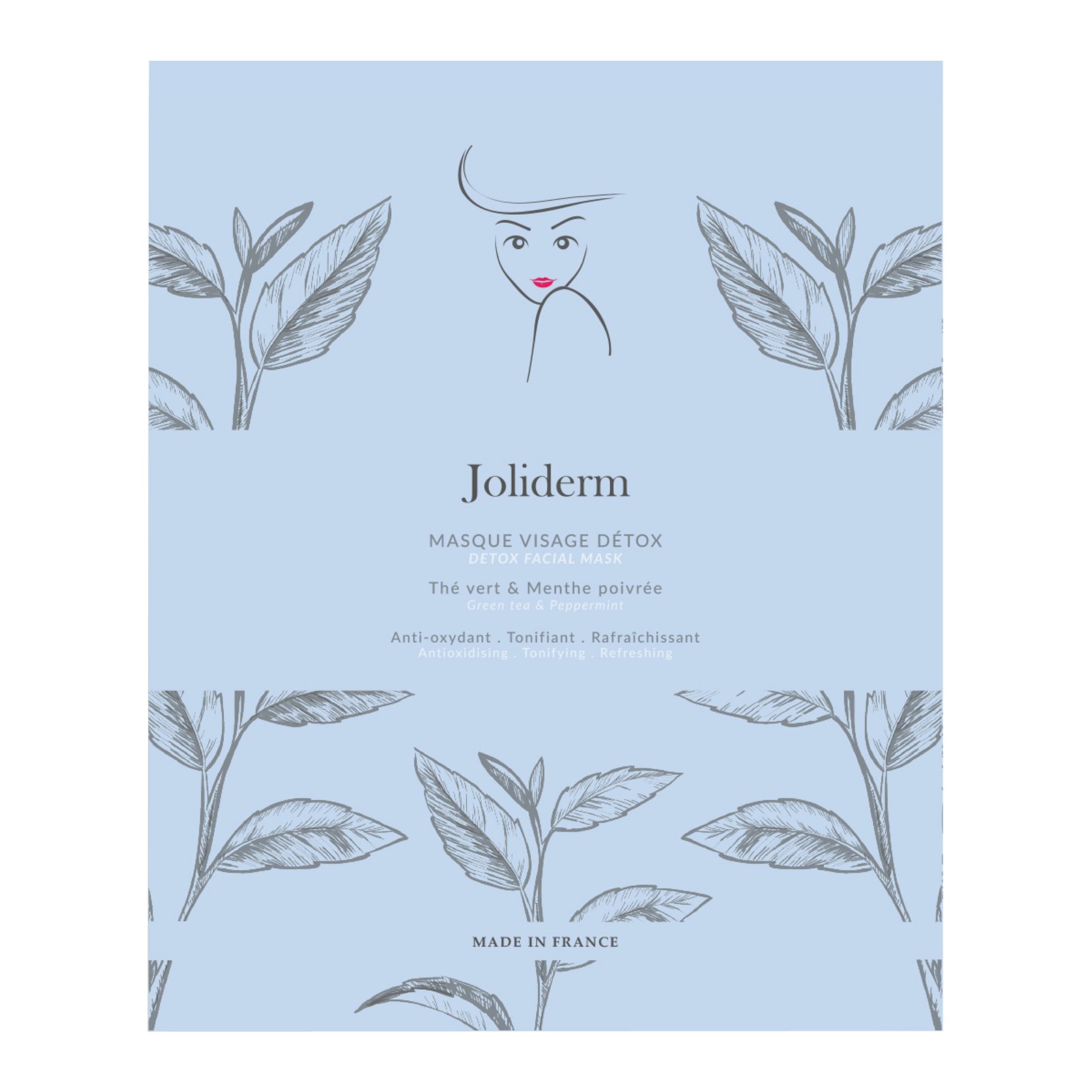 Masque visage détox JOLIDERM No color