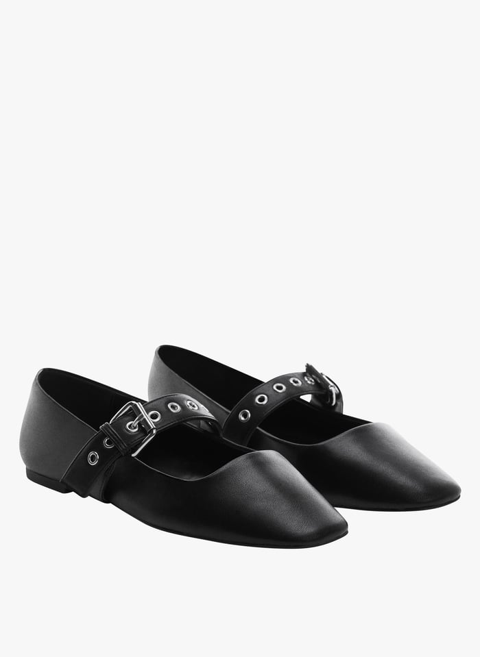 Mango flat shoes sales