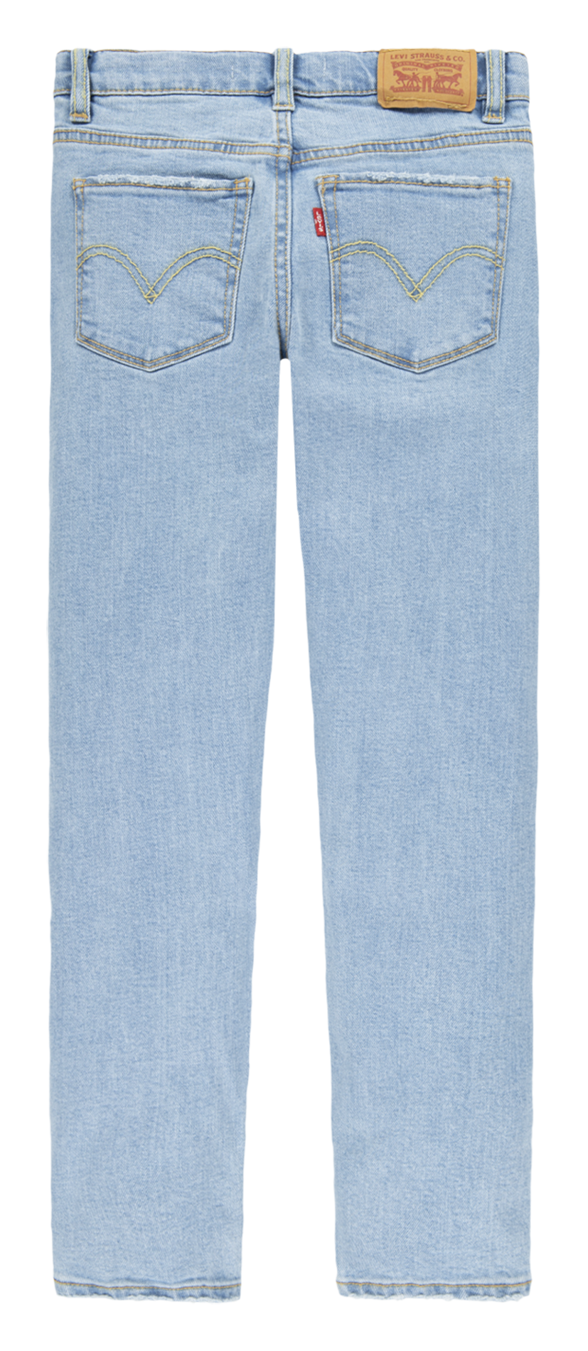 Stone Washed Slimfit-Jeans aus Denim Blau