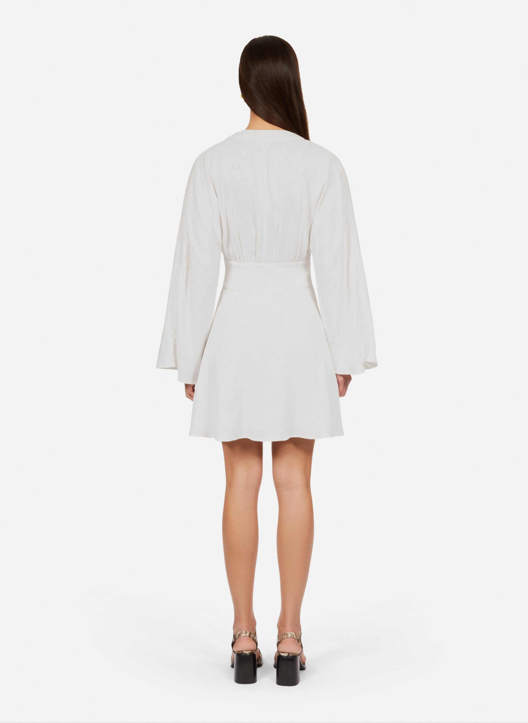 Robe courte jacquard  THE KOOPLES Blanc