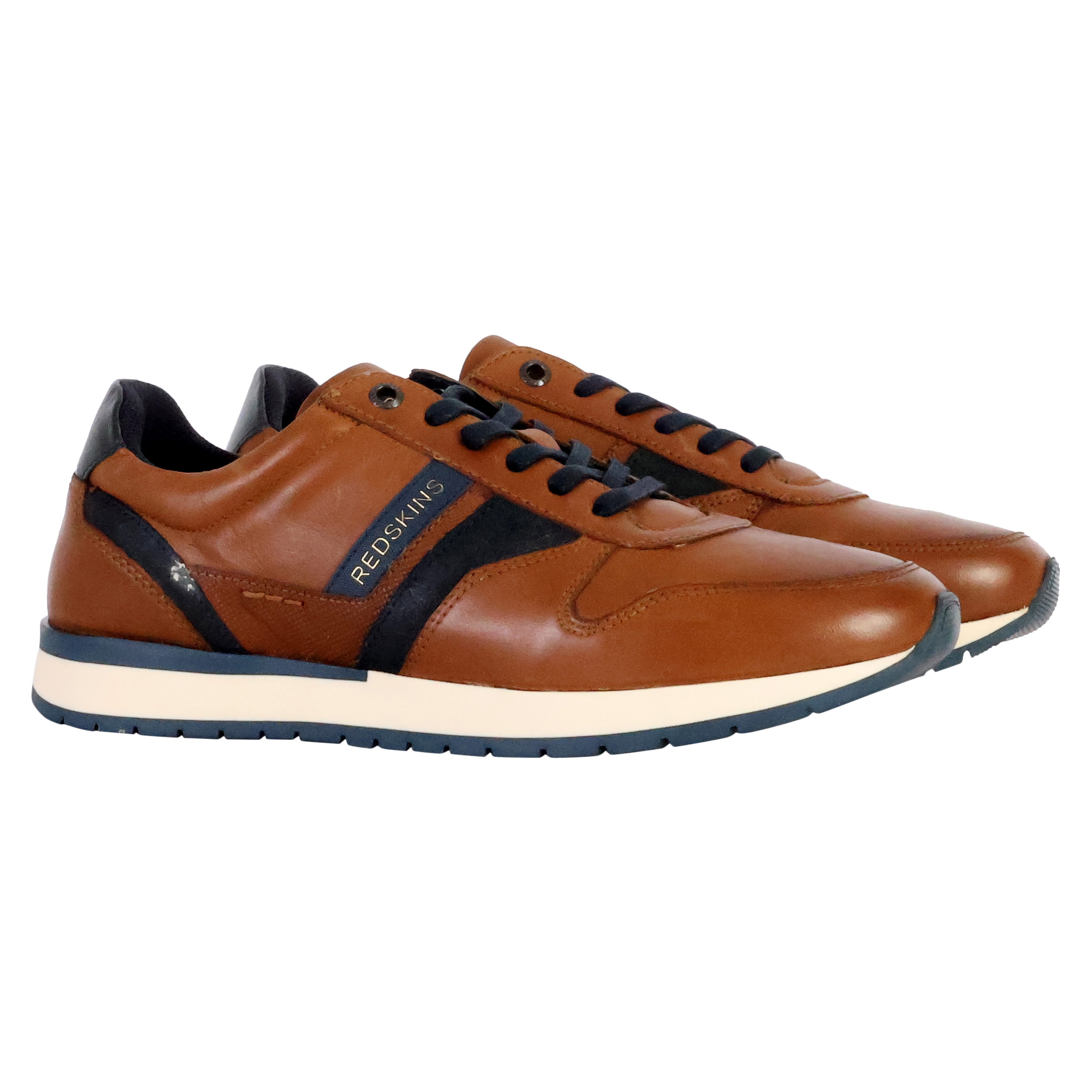 Nixat leather sneakers REDSKINS Brown