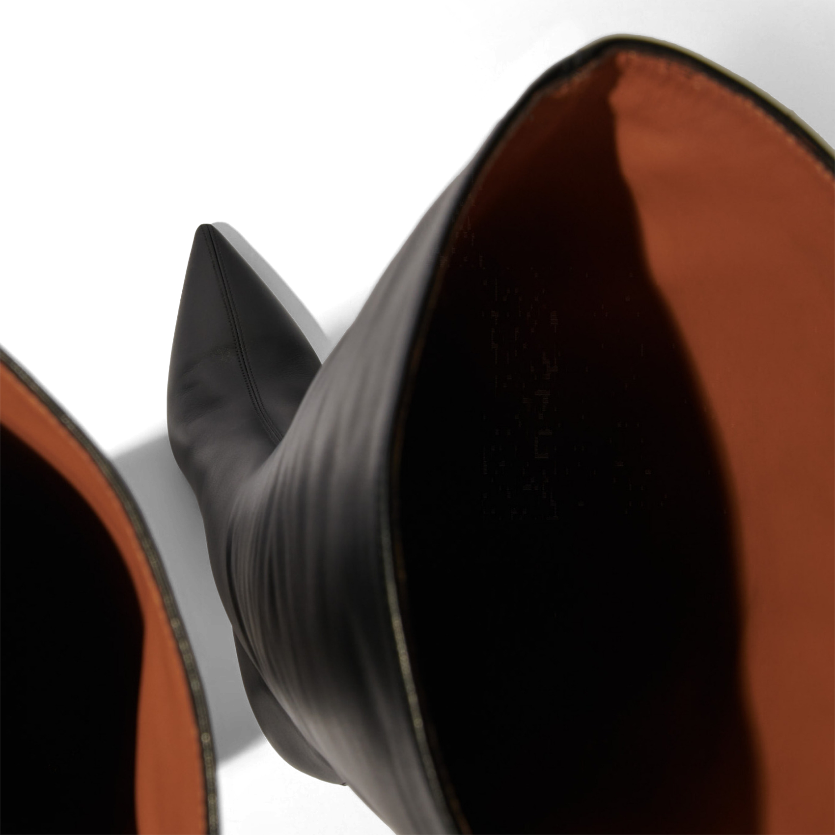 Bottes en cuir MAJE Noir