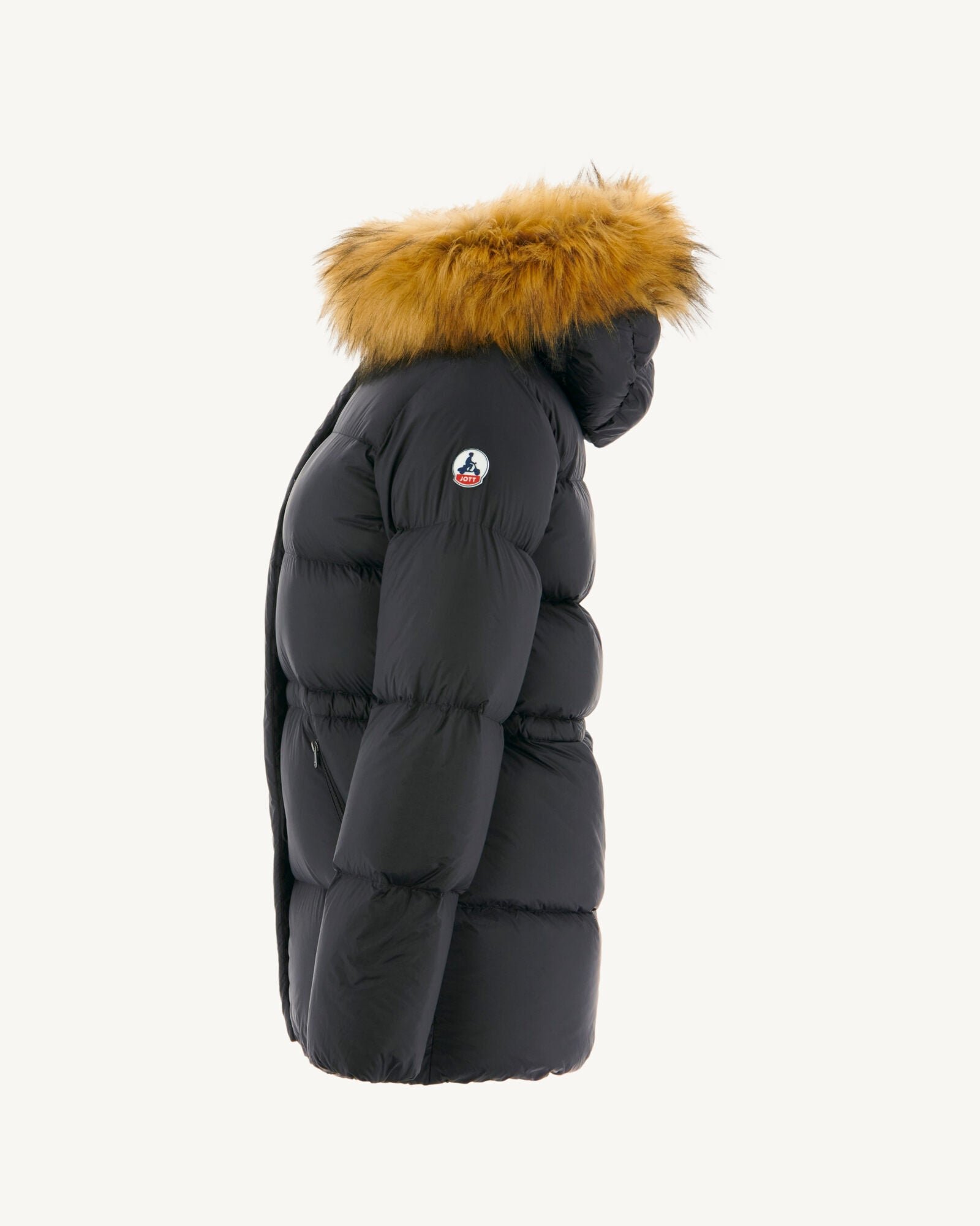 Luxury 2.0 Hooded Puffer Jacket for Extreme Cold JOTT Black