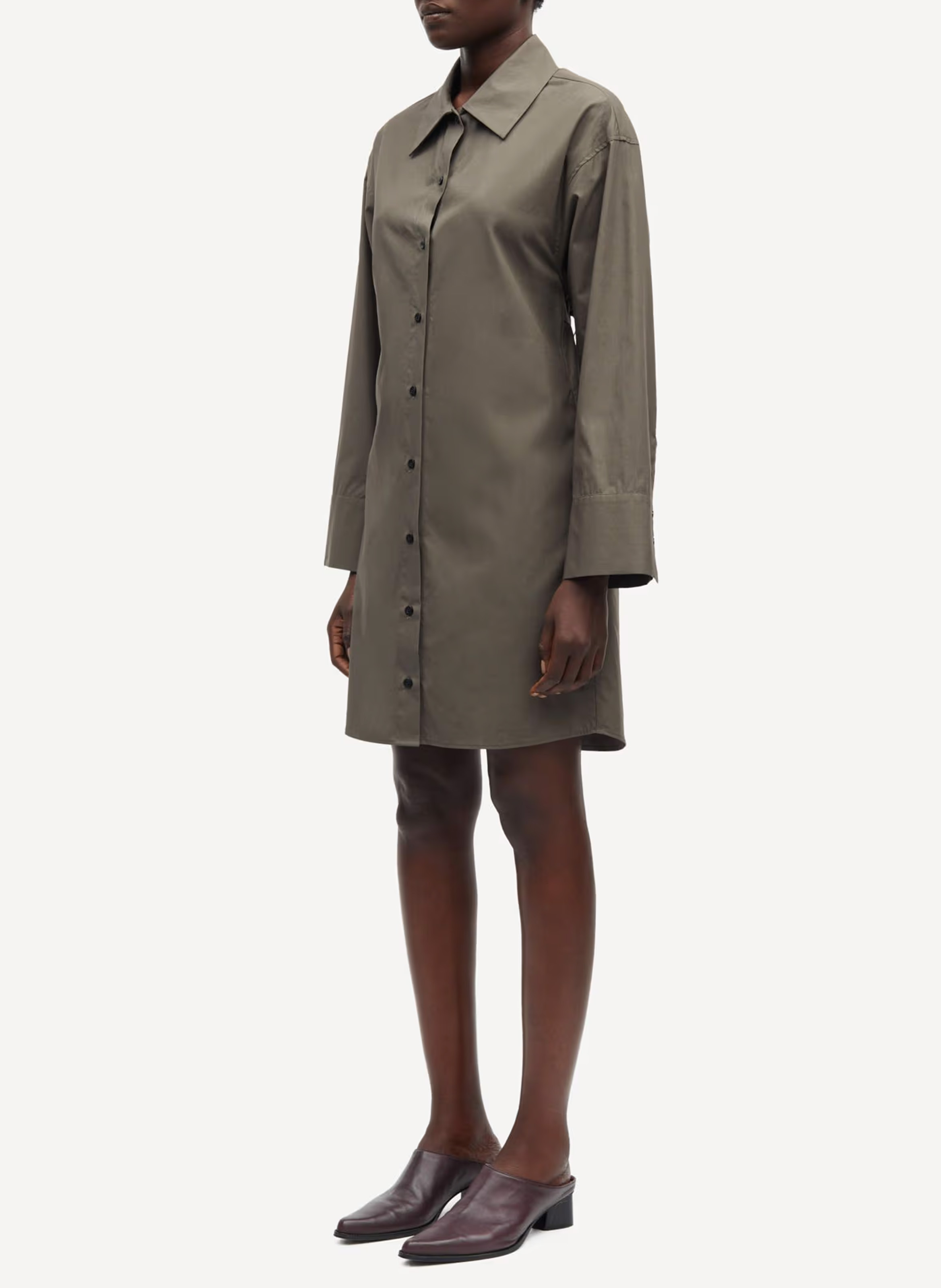 Robe chemise droite SAMSOE SAMSOE Beige