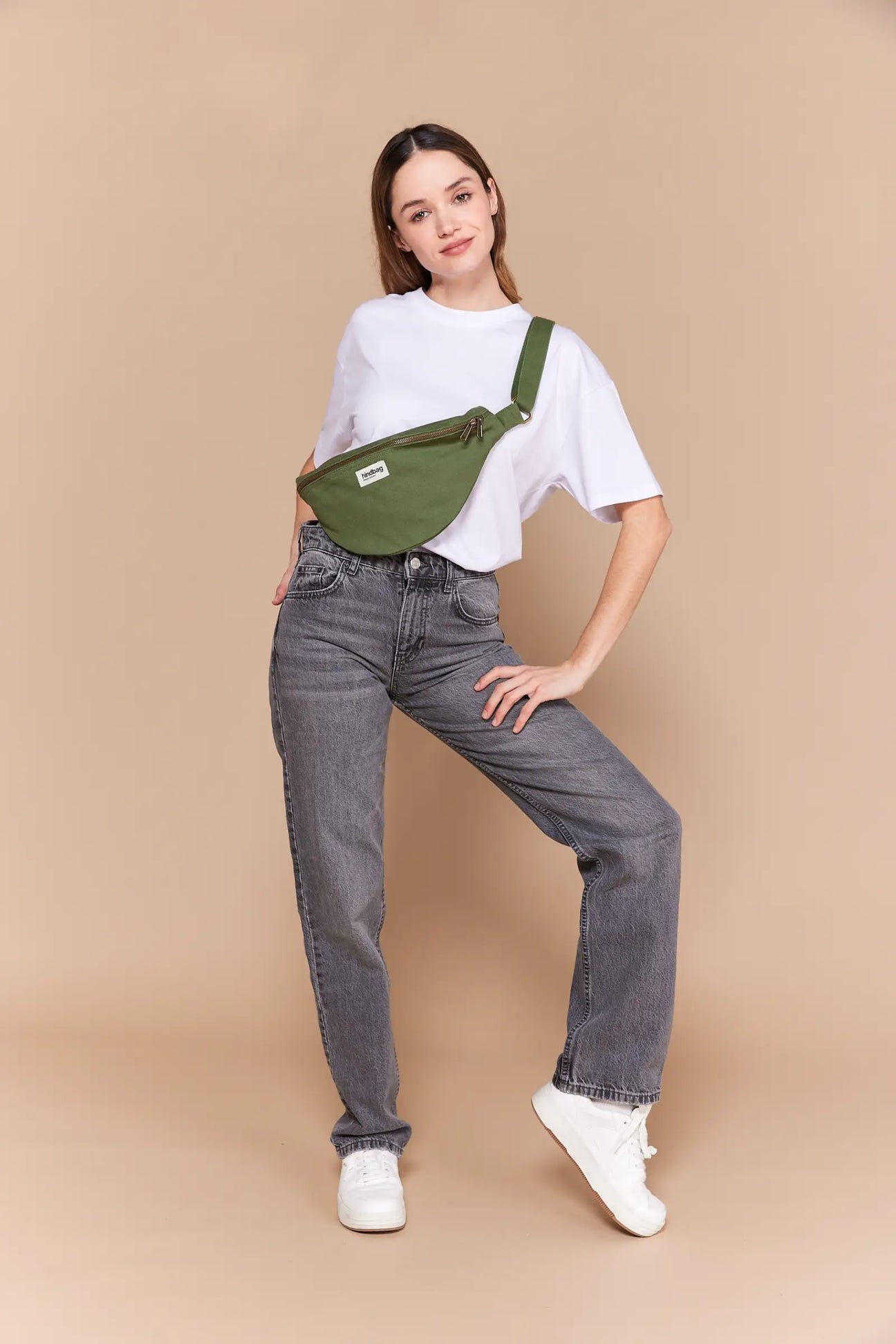 Cotton waist bag HINDBAG Khaki