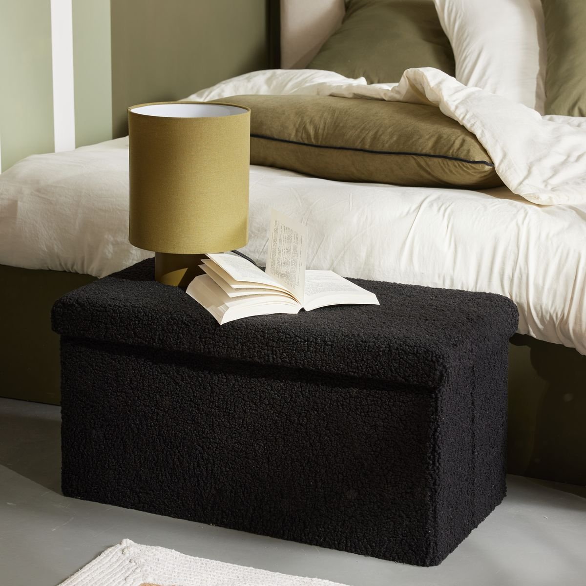 Storage bench FACTORY Black