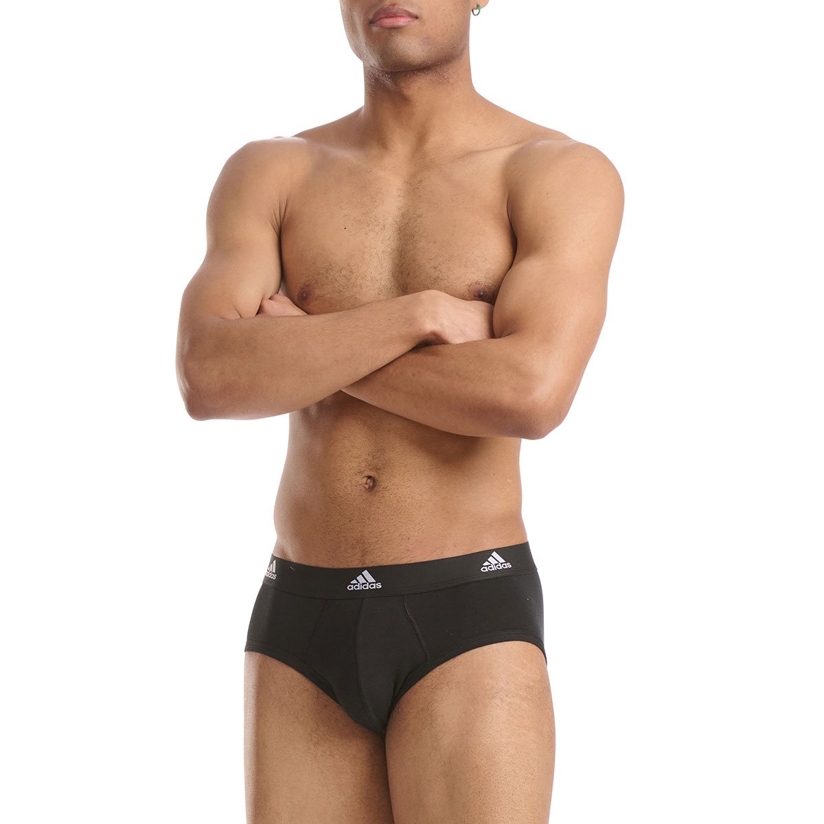 Active flex cotton boxer shorts, pack of 3 ADIDAS UNDERWEAR Black