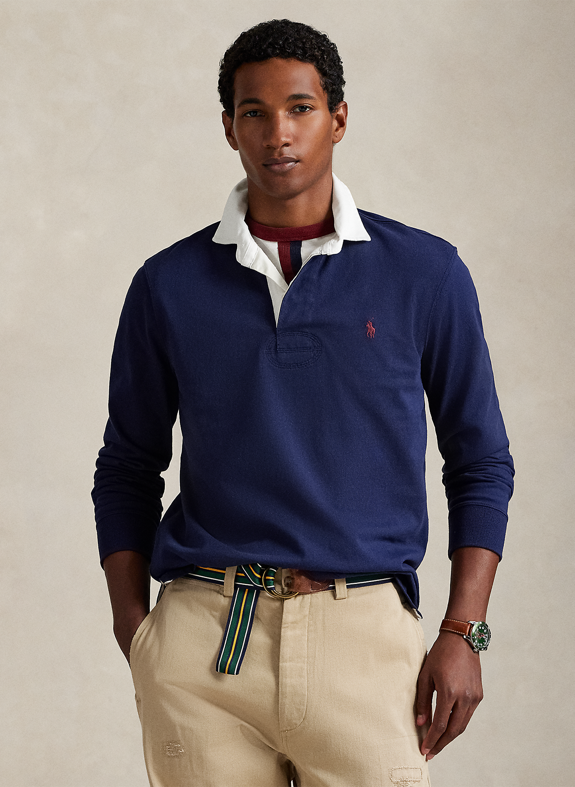 Polo regular-fit en coton POLO RALPH LAUREN Bleu