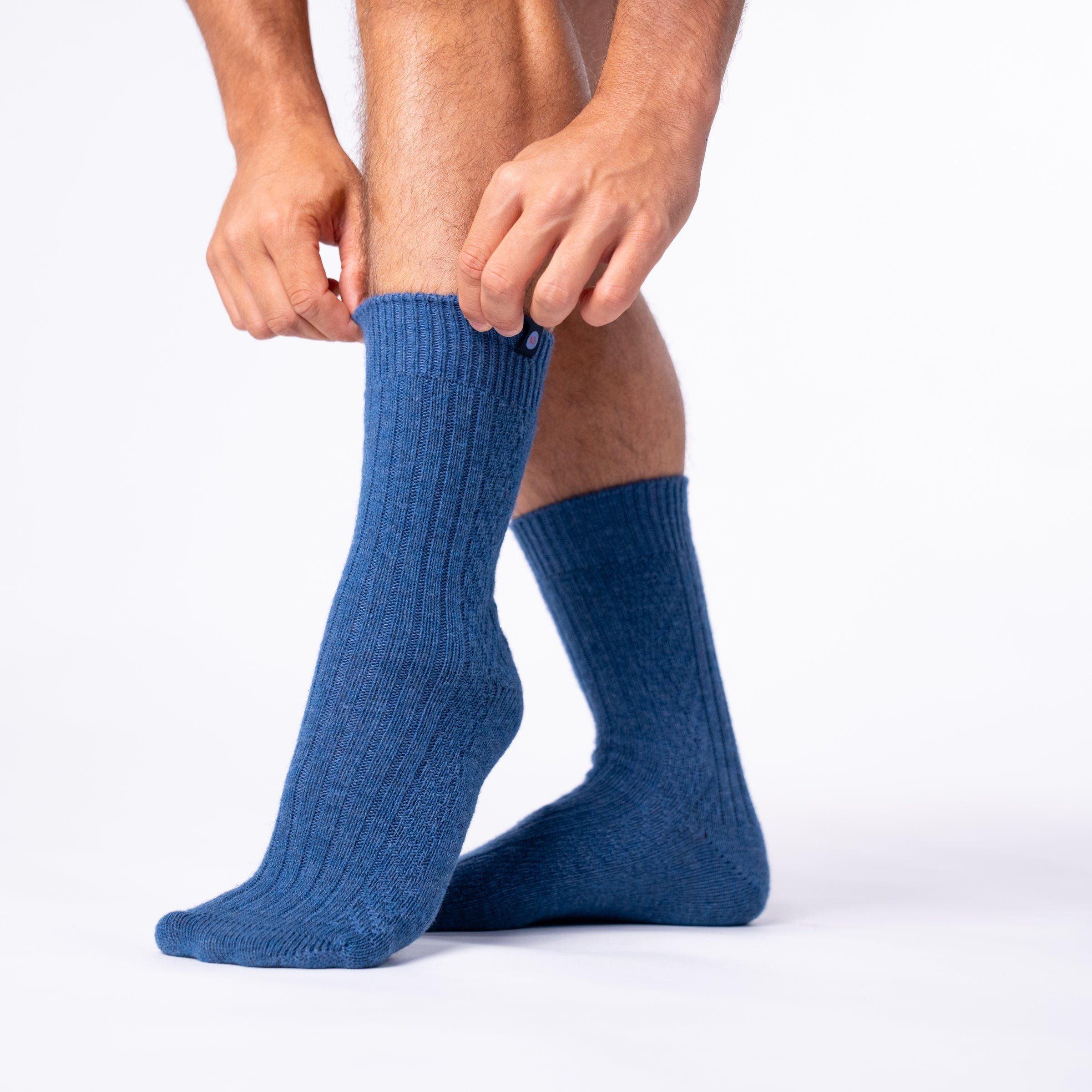 Wool socks BILLYBELT Blue