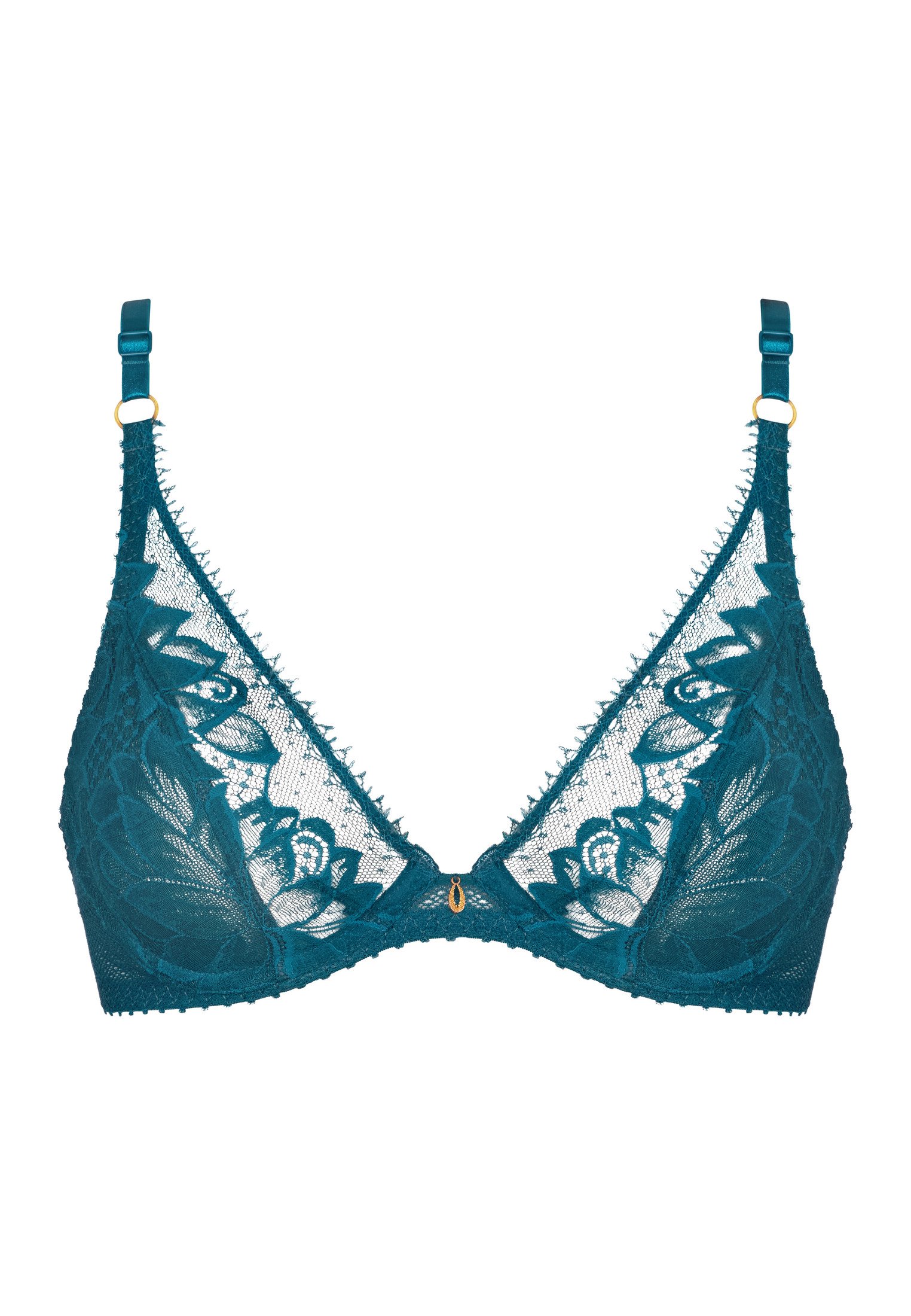 Architecture underwired triangle bra AUBADE Blue