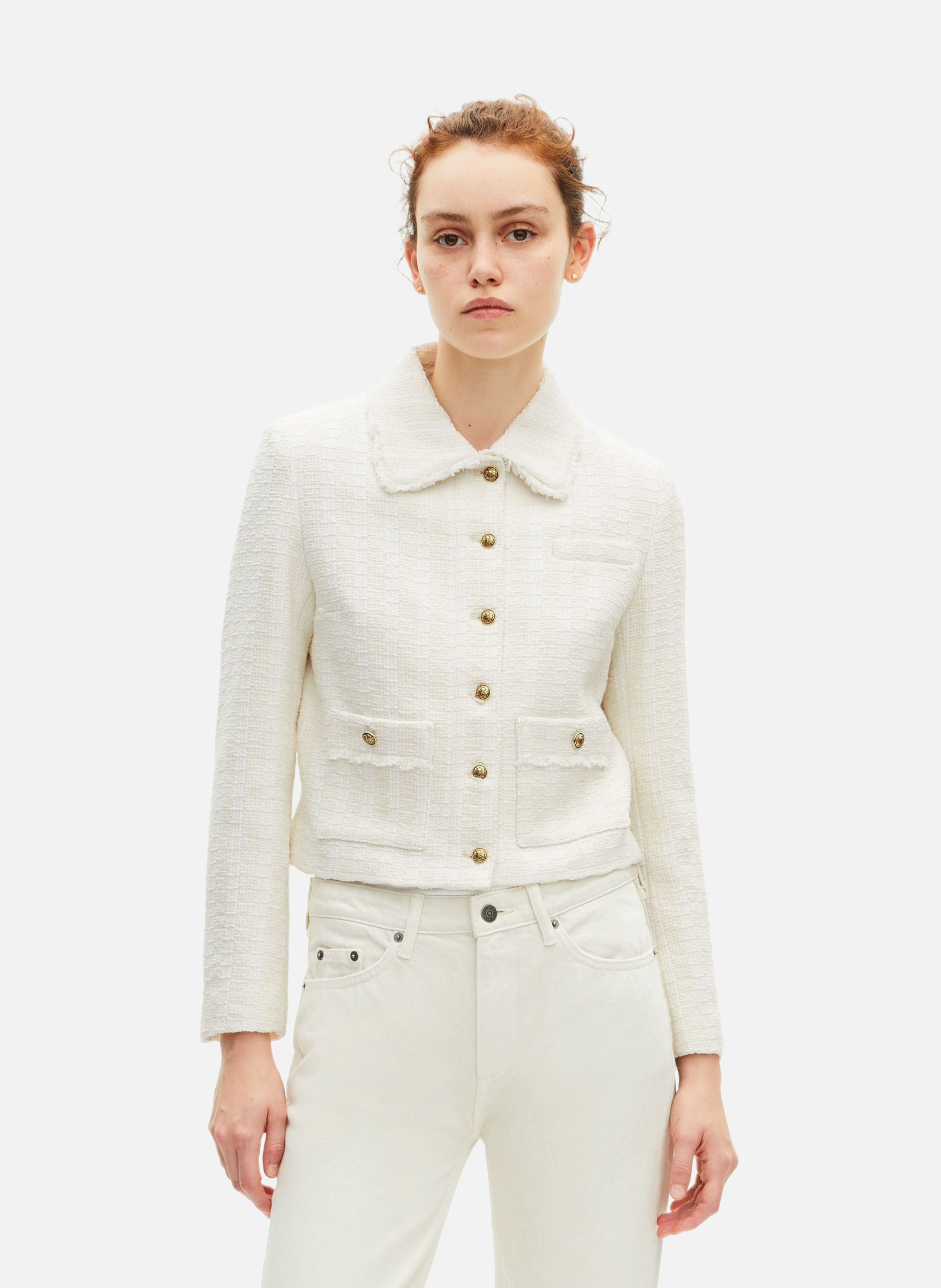 Chunky-knit cardigan THE KOOPLES Beige