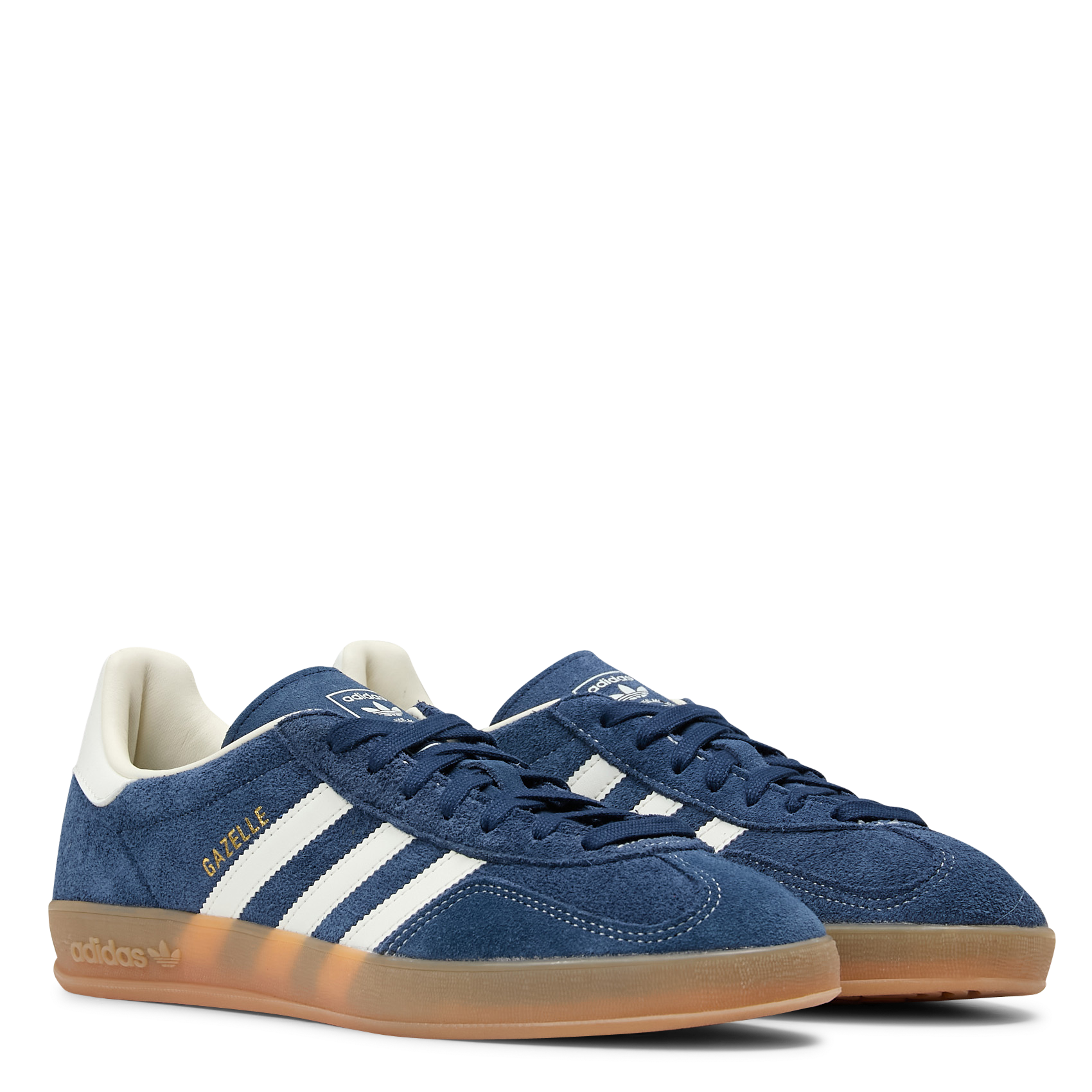 Baskets basses en cuir velours ADIDAS Bleu