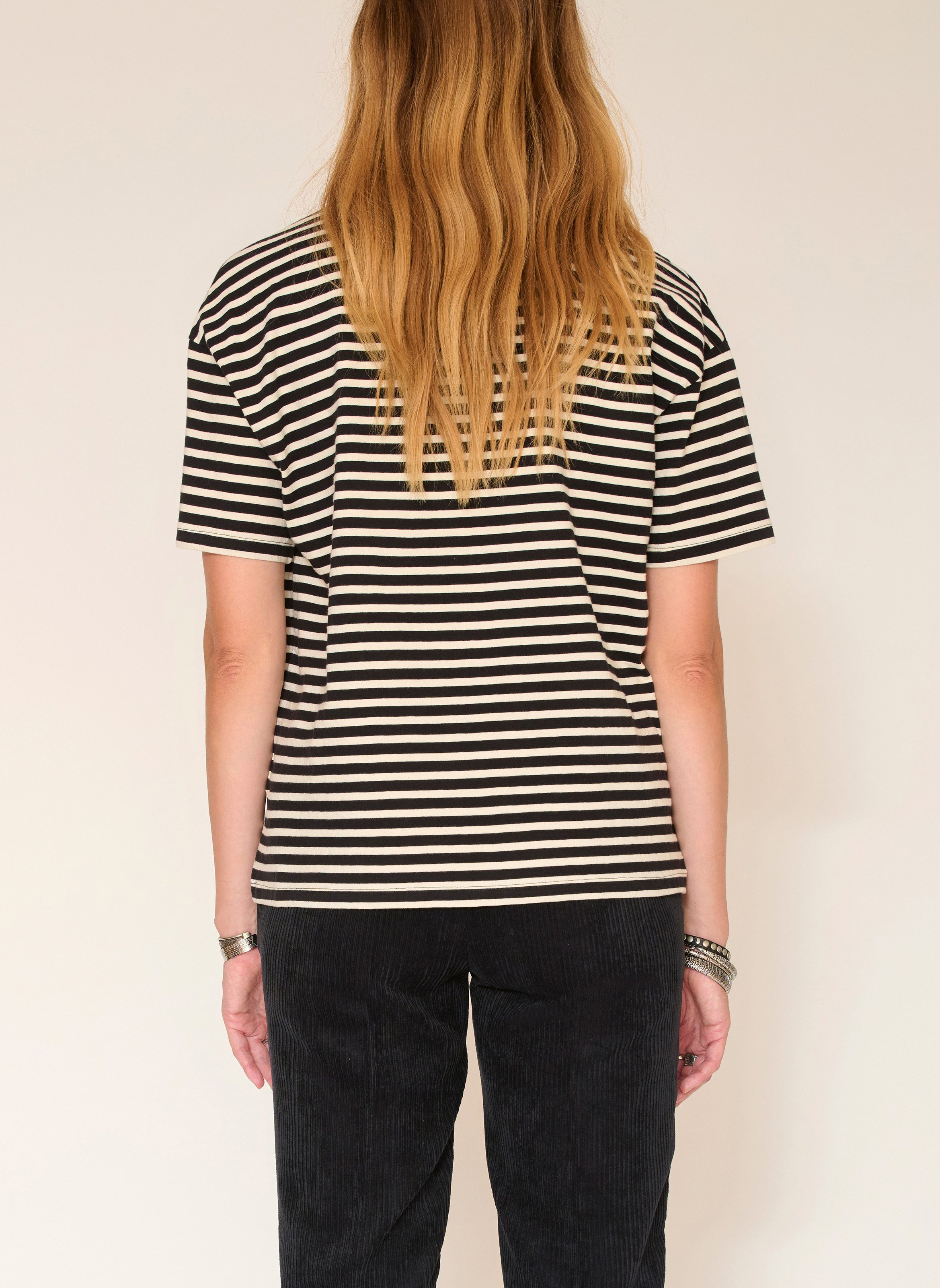 Tee-shirt col rond en coton MKT Beige