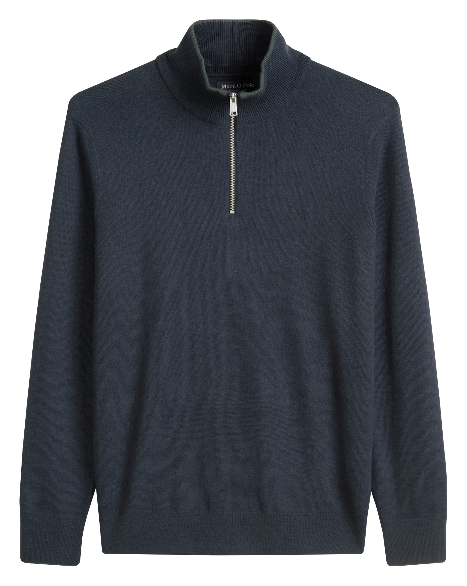 Pull col roulé en coton mélangé MARC O'POLO Bleu