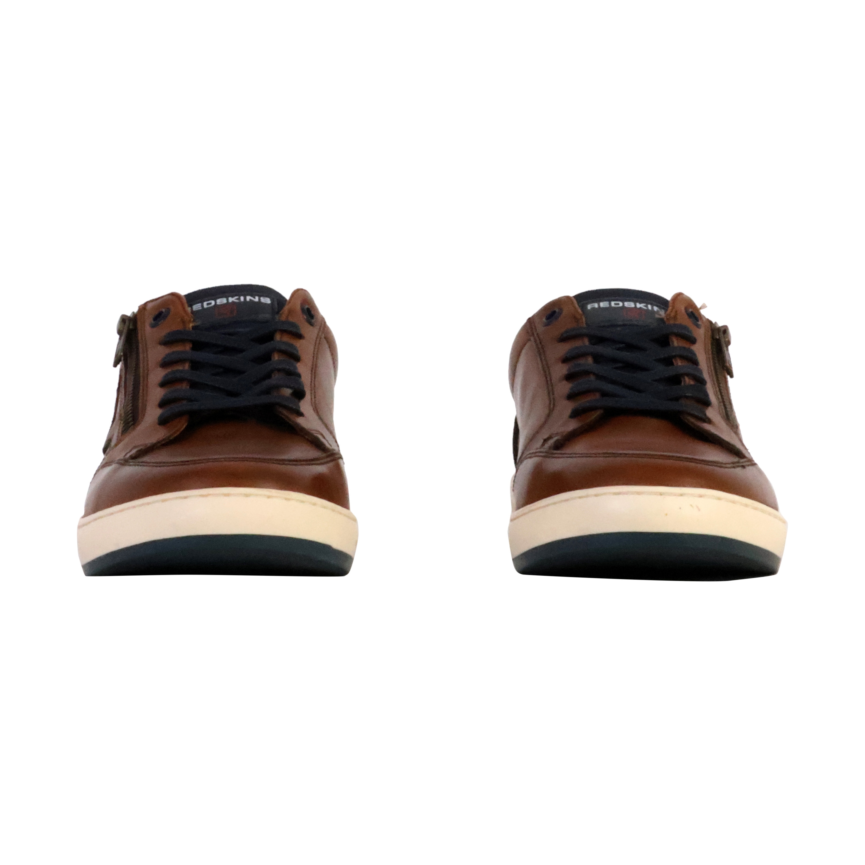 Leather basket "Missouri" REDSKINS Brown