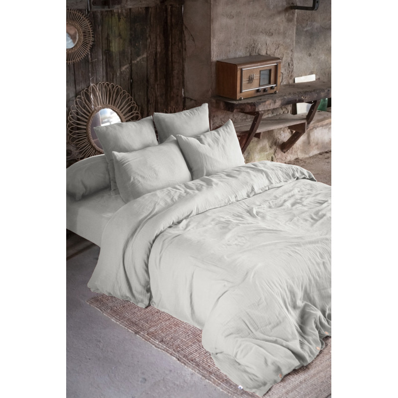 Premium sheet set L'EFFET PAPILLON Grey