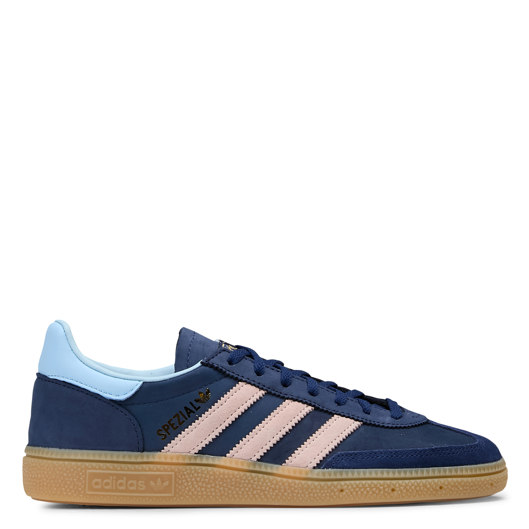 Baskets basses en cuir ADIDAS Bleu
