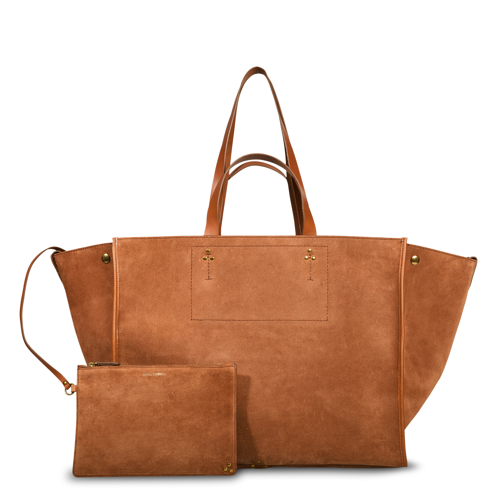 Suede tote bag JEROME DREYFUSS
